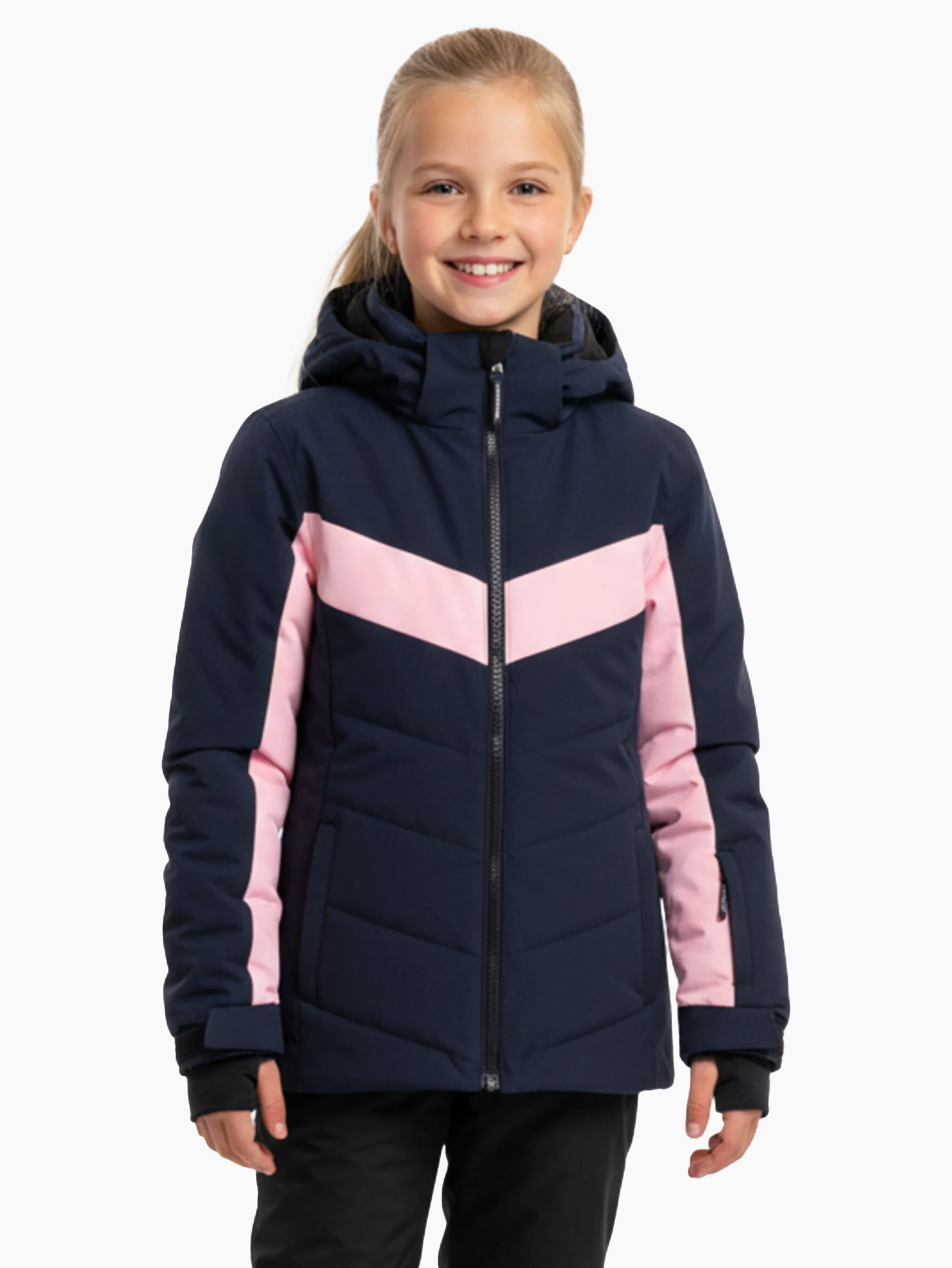 VESTE DE SKI DILIE ENFANT - HOT PINK