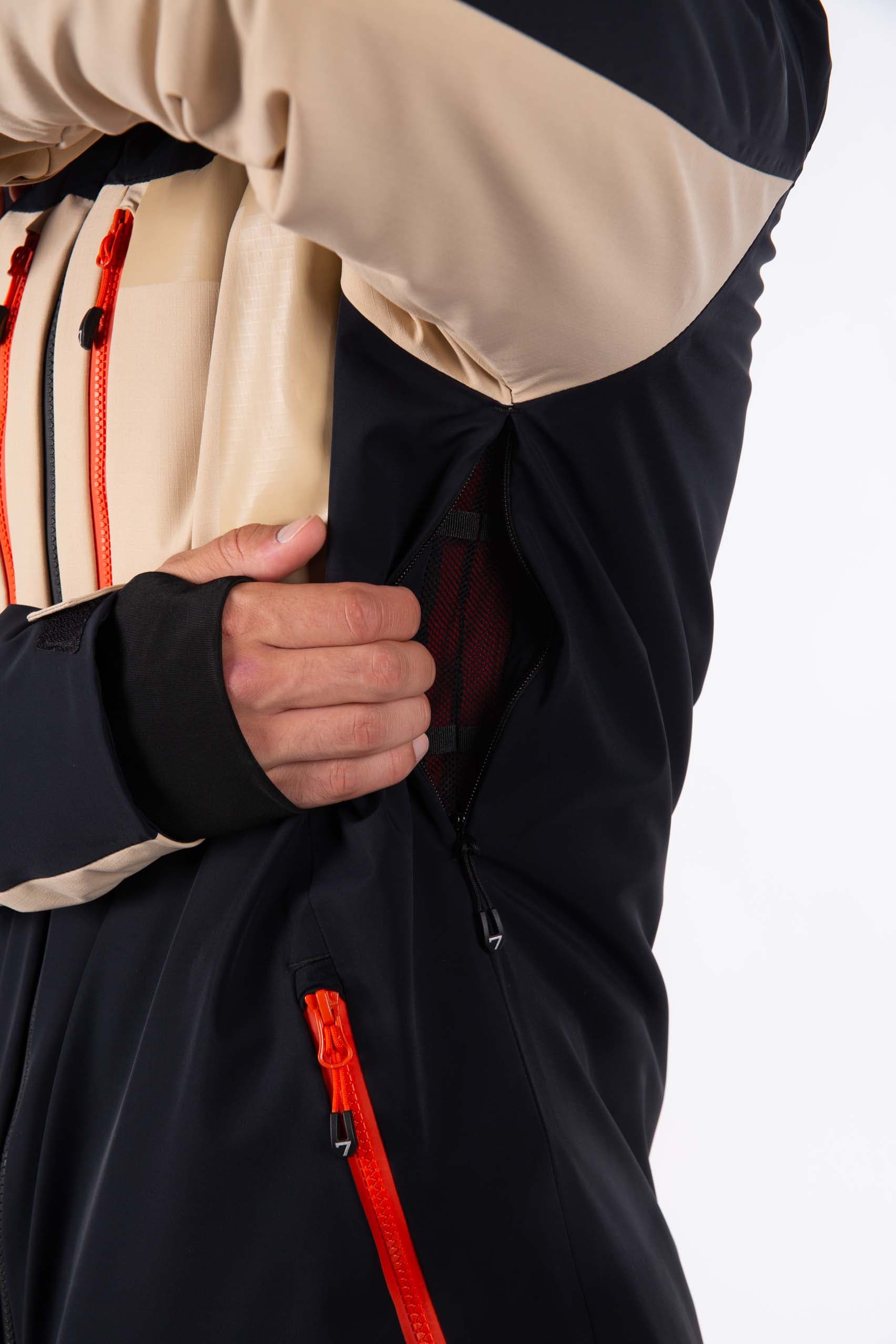 VESTE DE SKI HOMME SIVIN - SAND