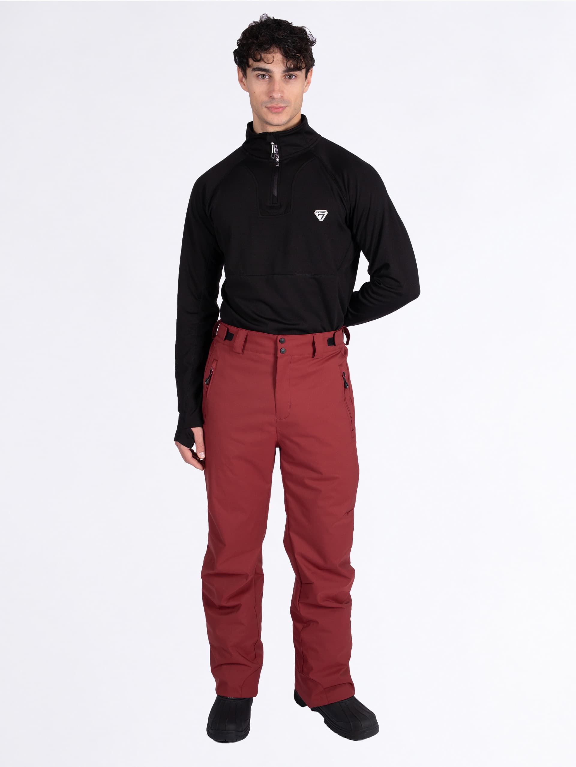 PANTALON DE SKI HOMME AGLO 2 - MERLOT