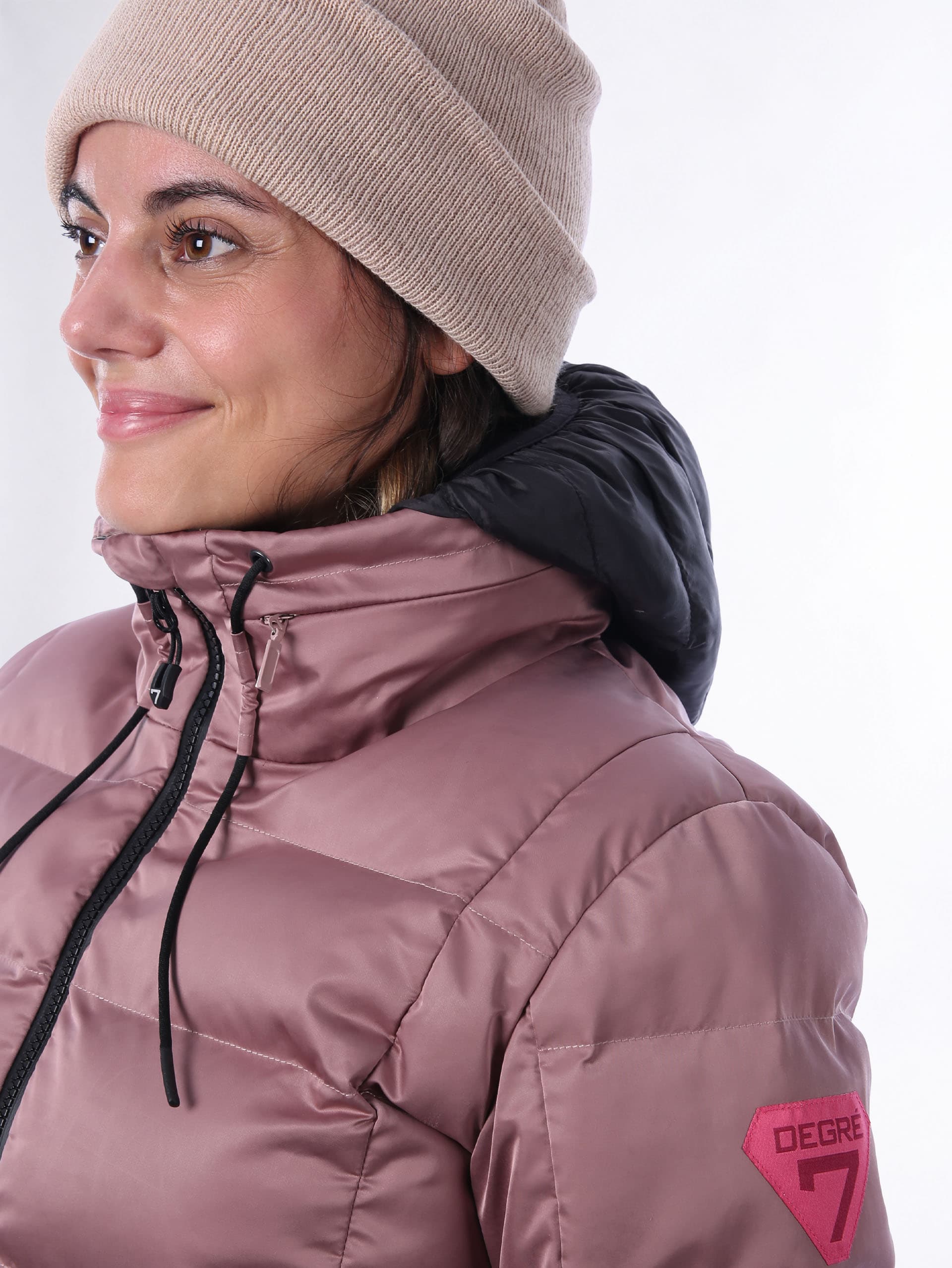 BAZEN Women's Ski Jacket Premium - OLD PINK