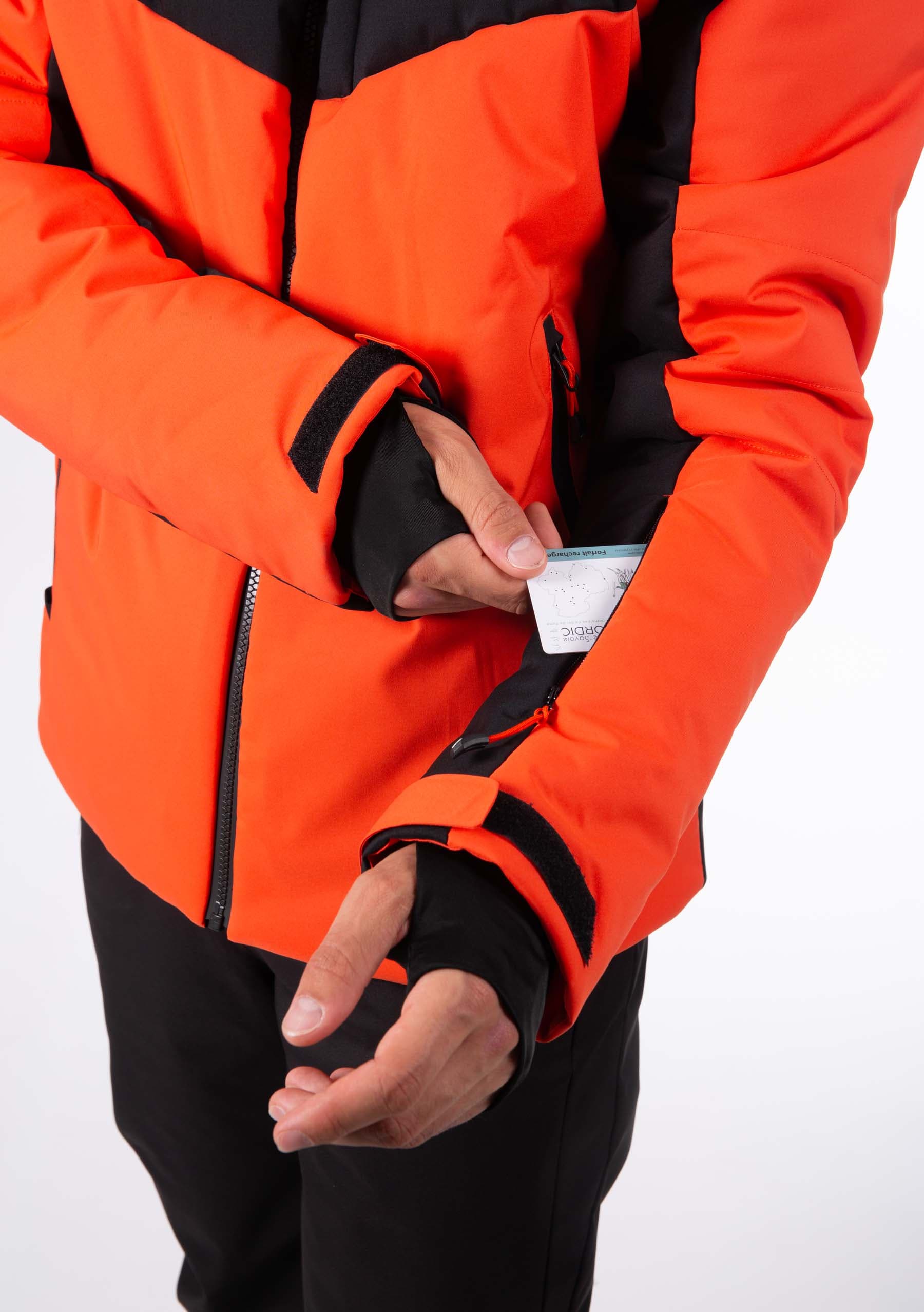DOUDOUNE DE SKI HOMME DOULY - DEEP ORANGE