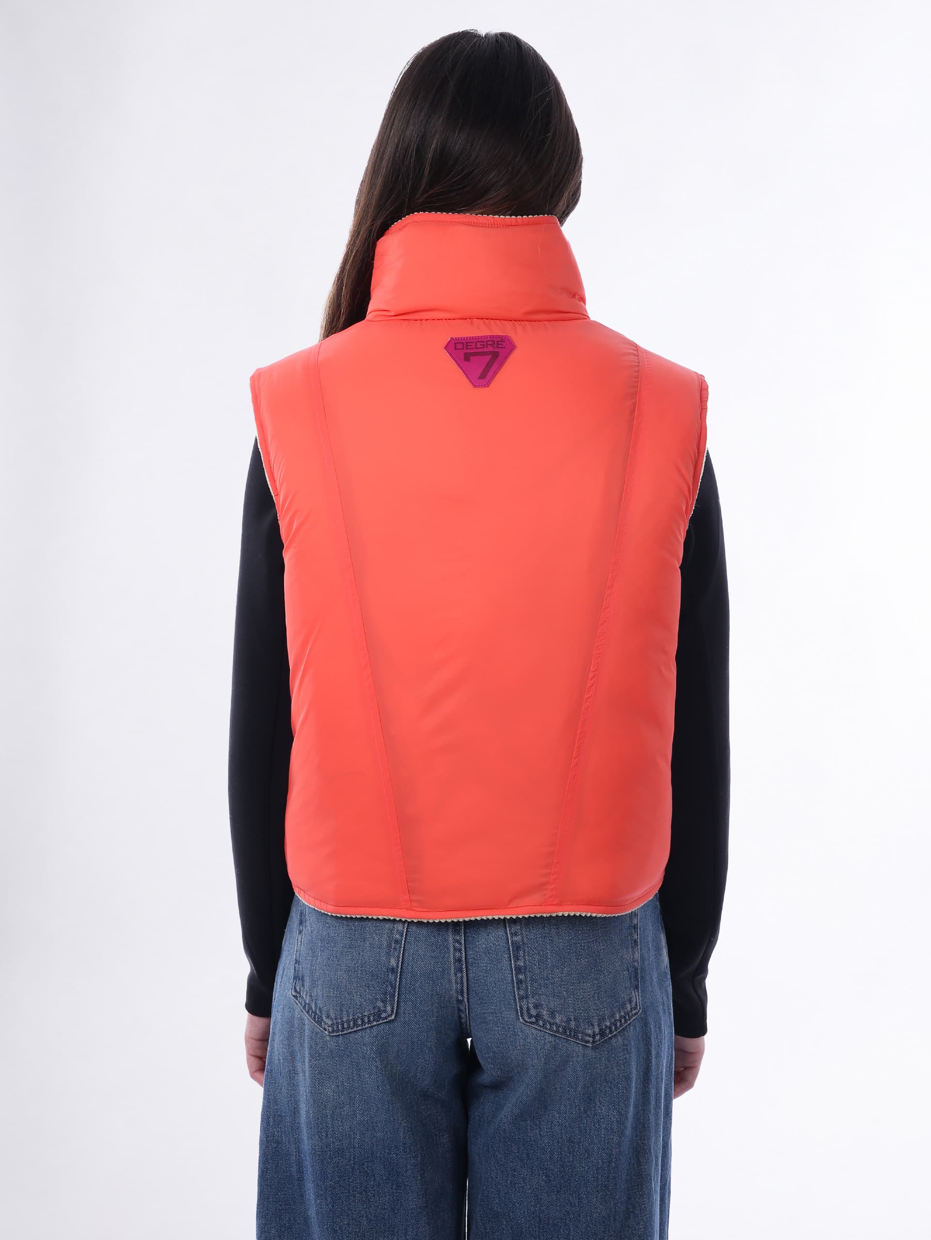 VESTE SANS MANCHES FEMME LOCA - CORAL