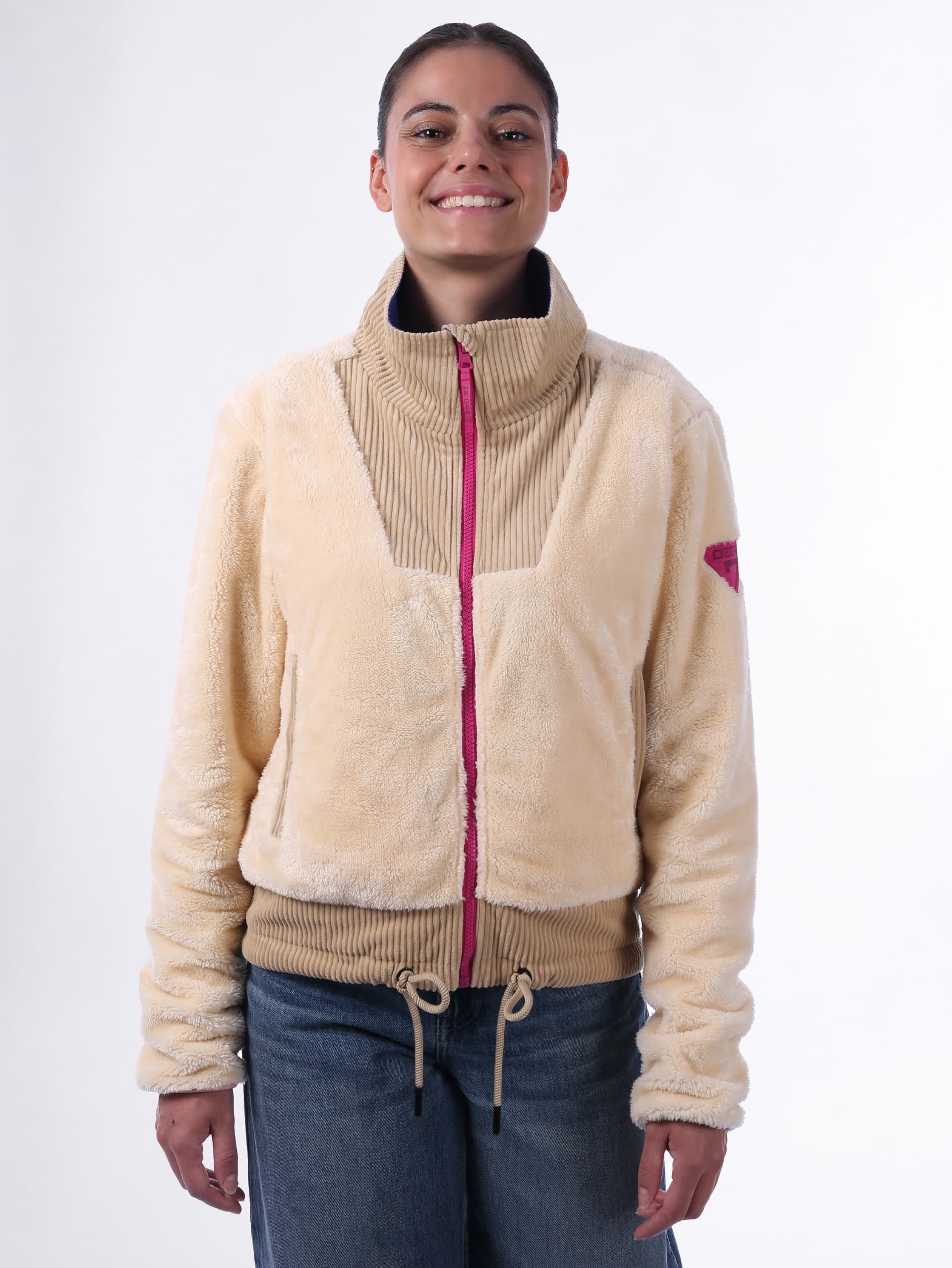 YERBA Women's Sherpa Fleece - BEIGE 1