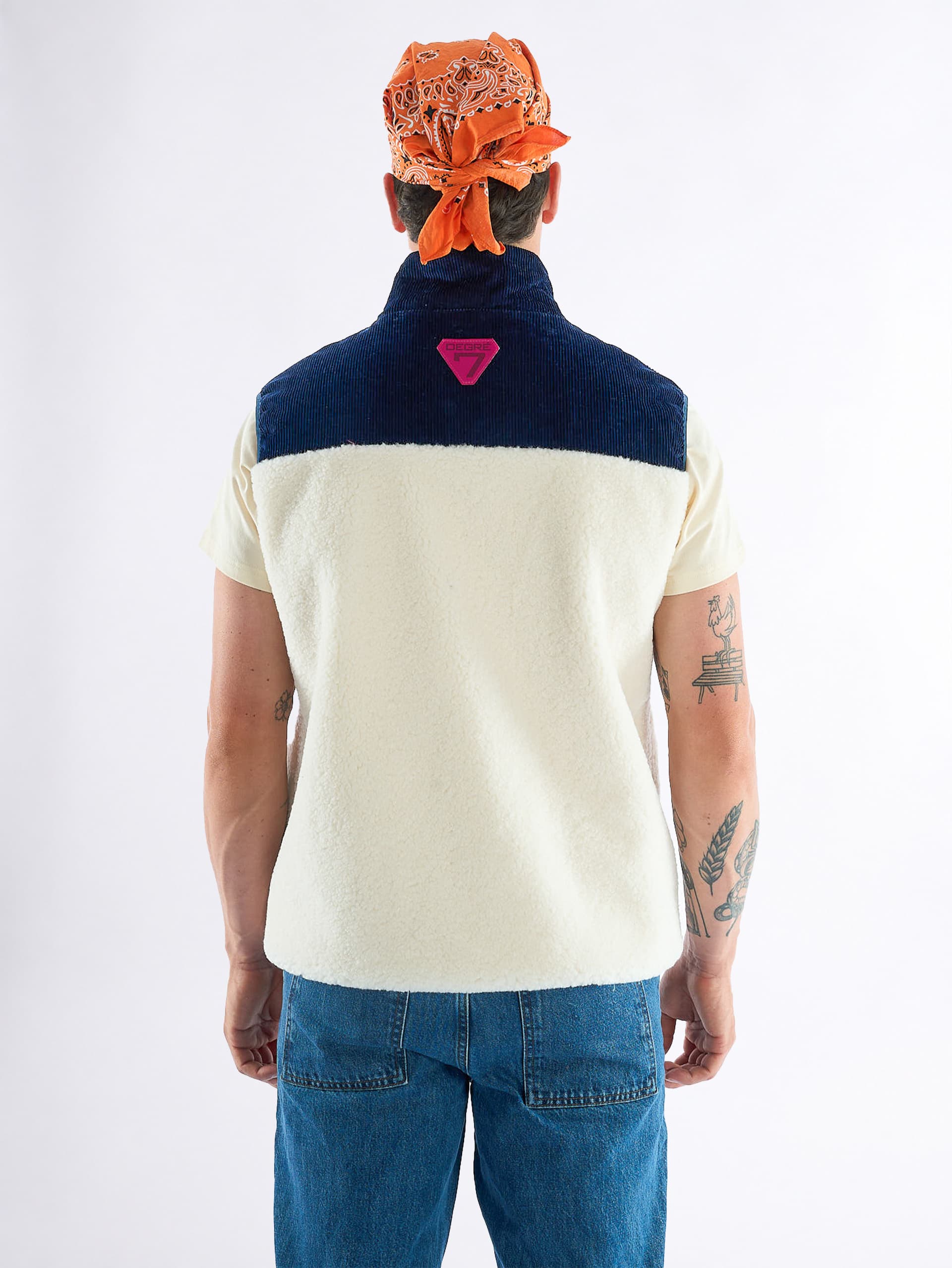 Polaire sans manches homme SHOURLER - OFF WHITE