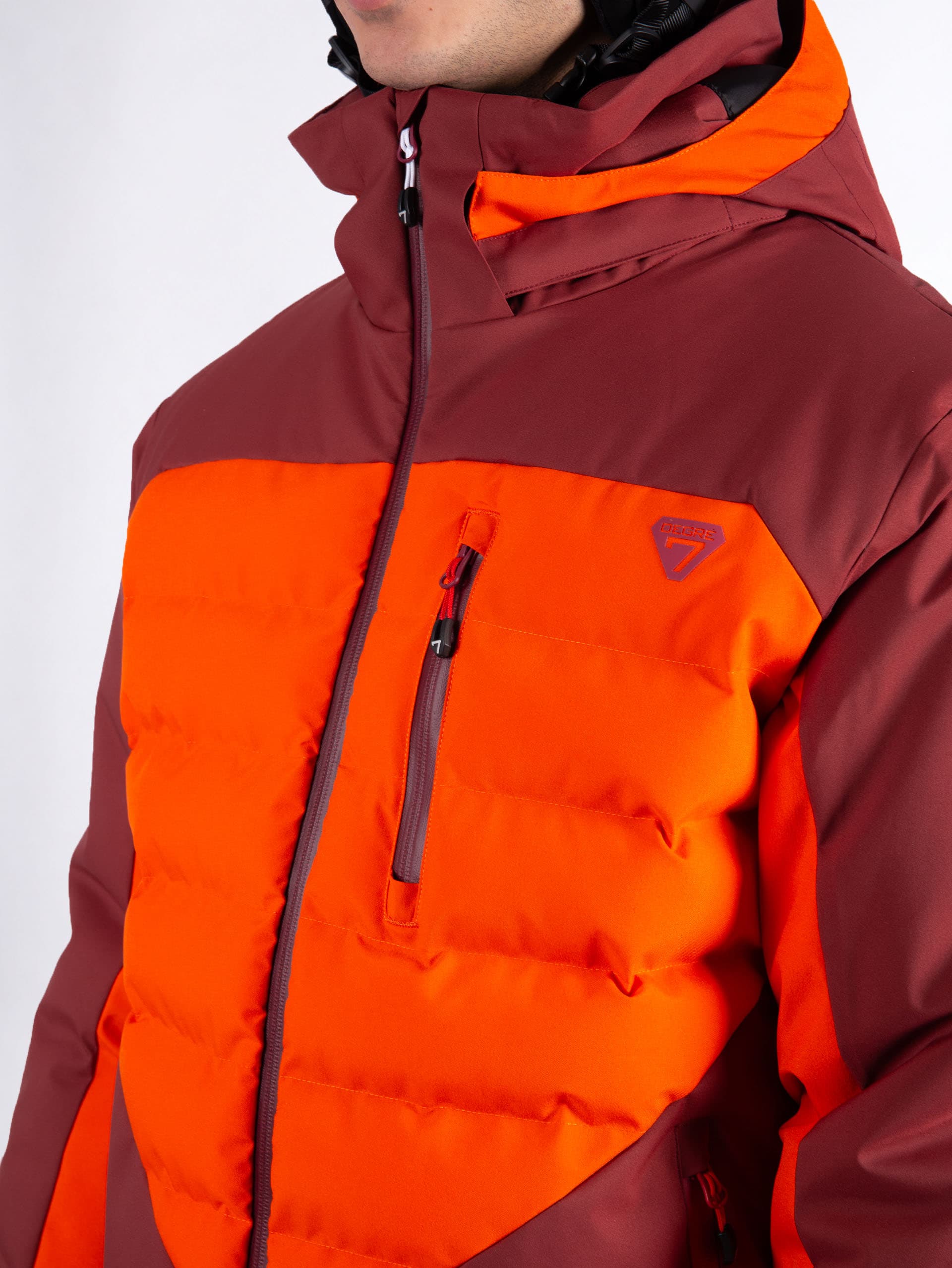 VESTE DE SKI HOMME DONTAC - RED ORANGE