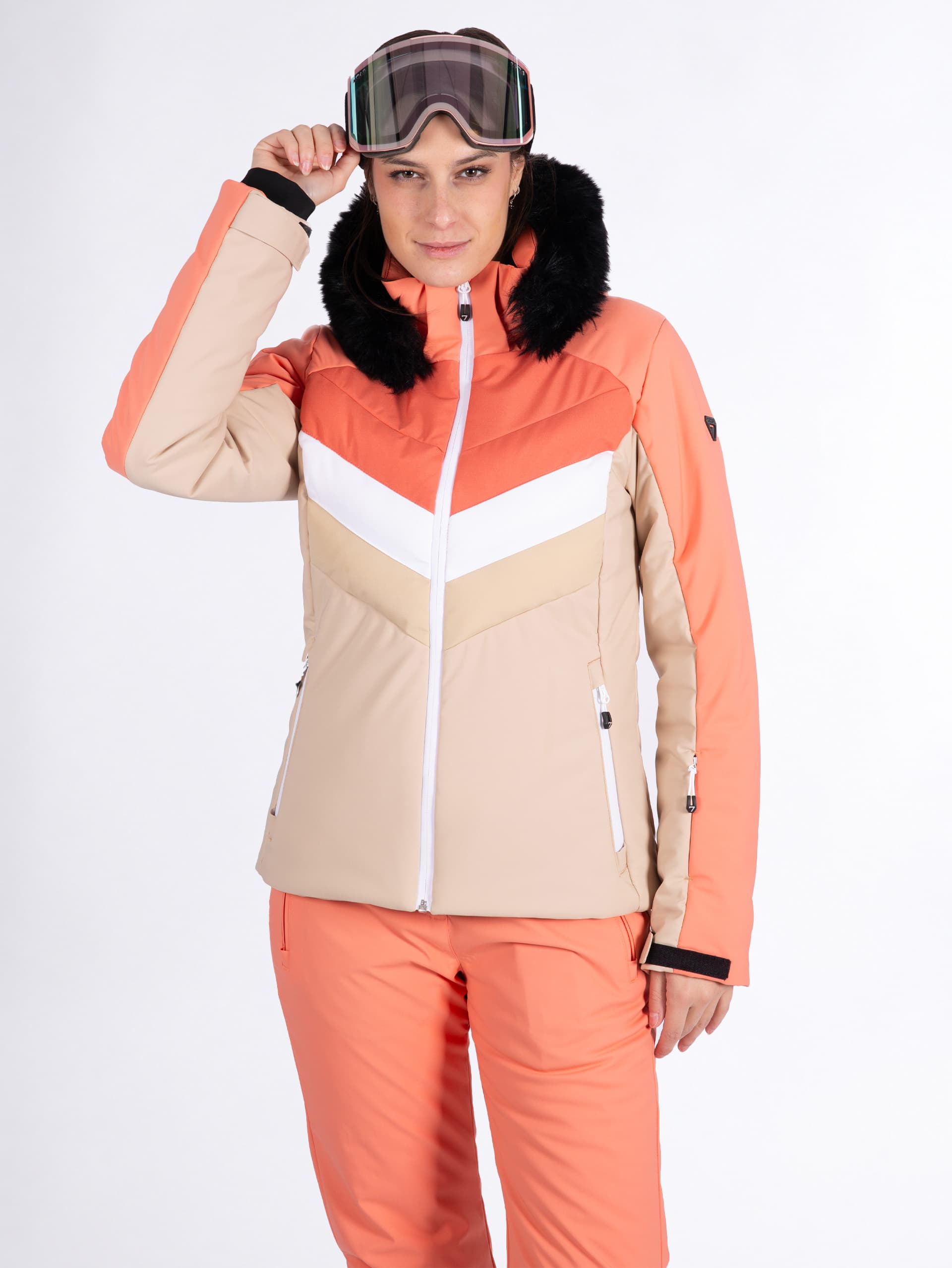 Veste de ski femme DORMYL - CORAL