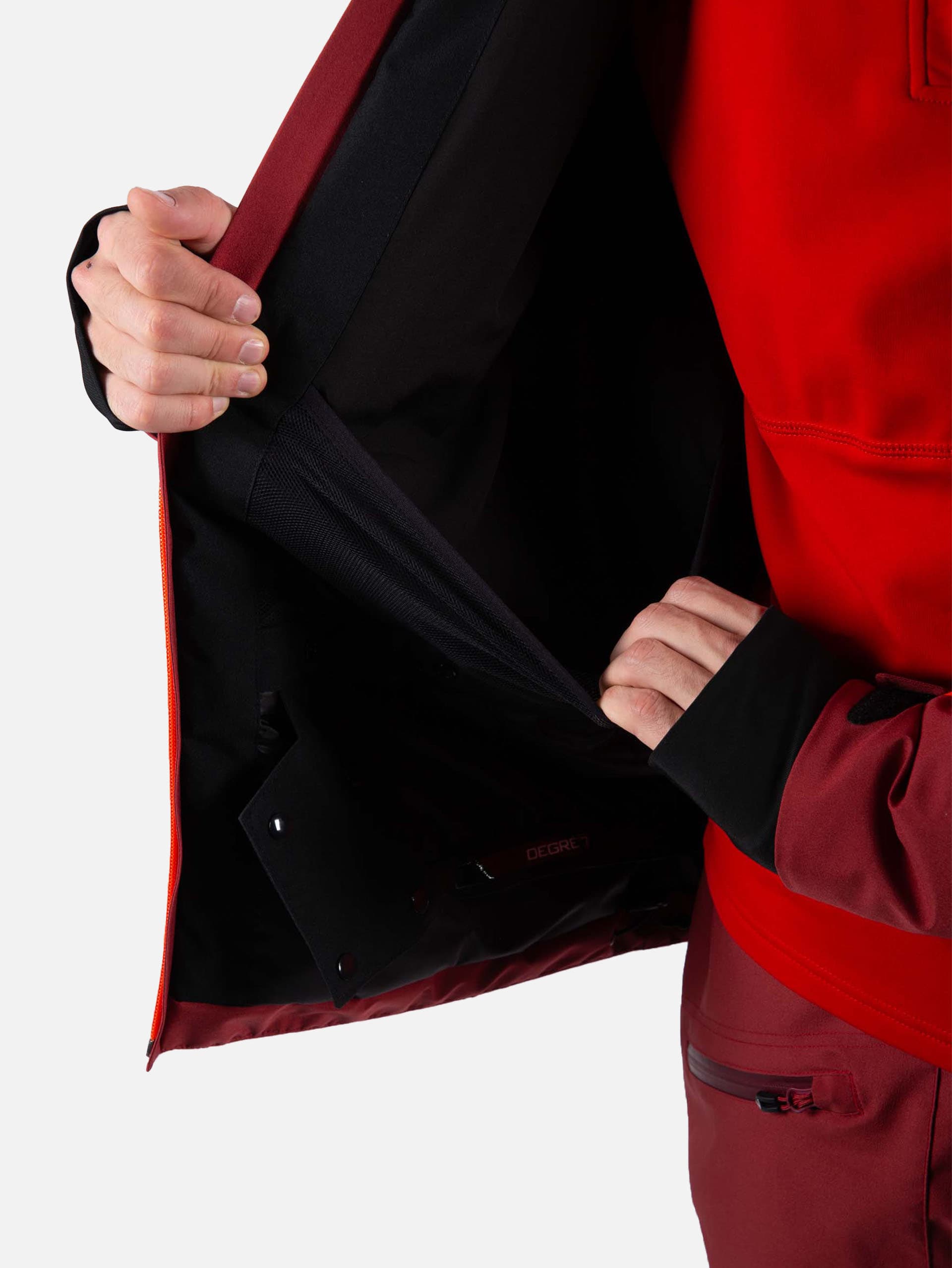 VESTE DE SKI HOMME ENOVI - RED ORANGE