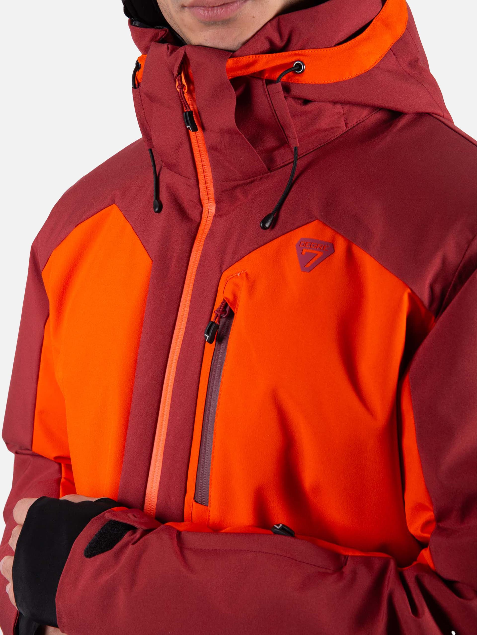 VESTE DE SKI HOMME ENOVI - RED ORANGE