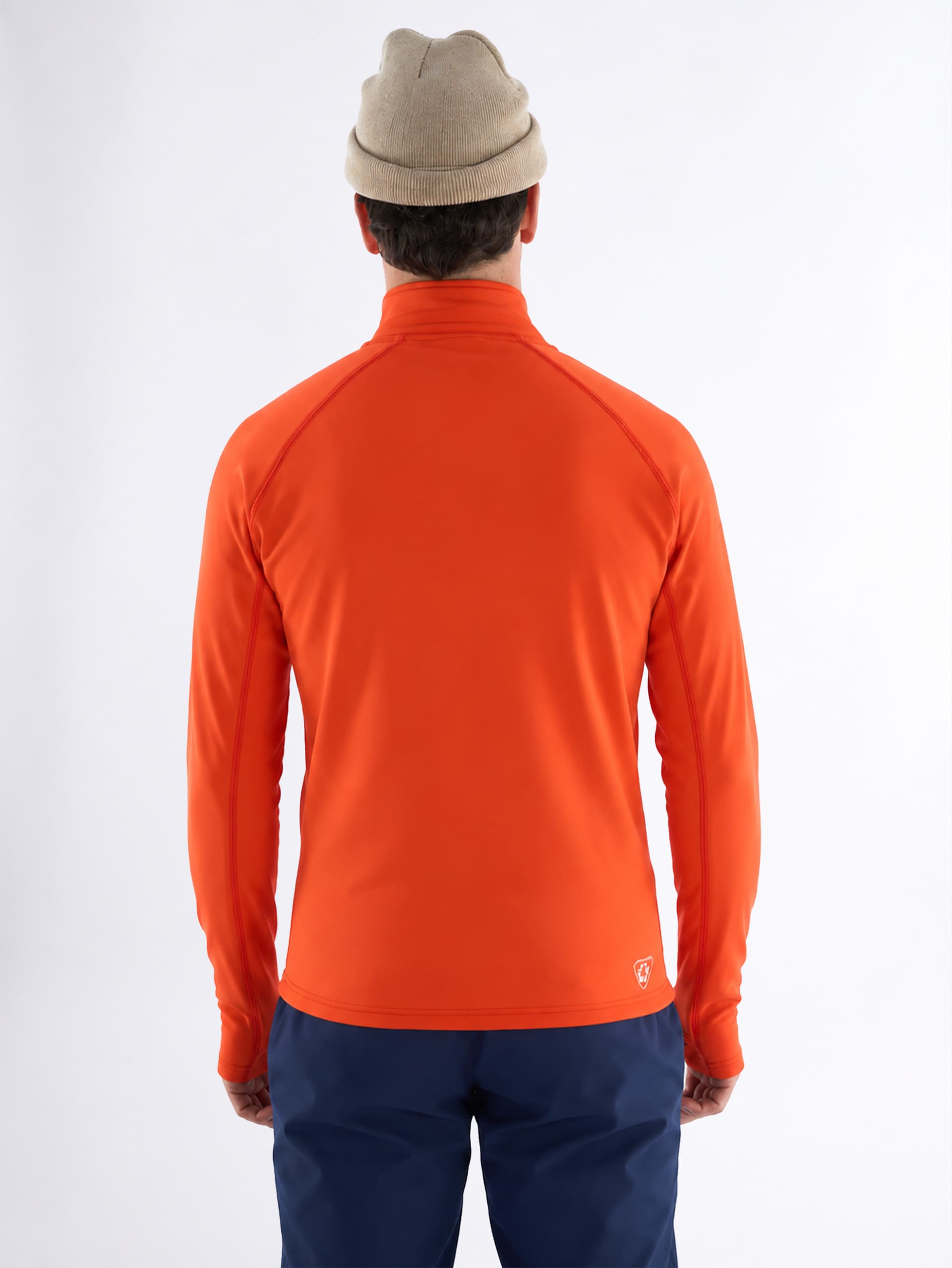 Polaire homme GALOUR - RED ORANGE