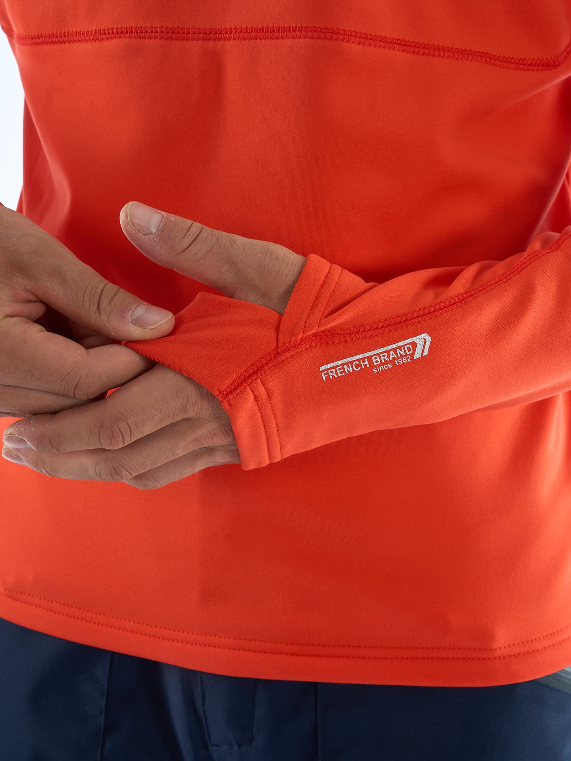 Polaire homme GALOUR - RED ORANGE