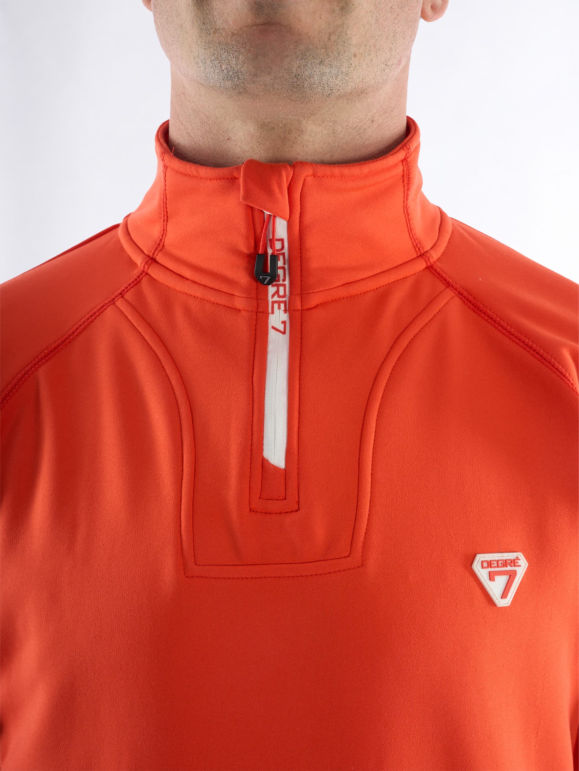 Polaire homme GALOUR - RED ORANGE