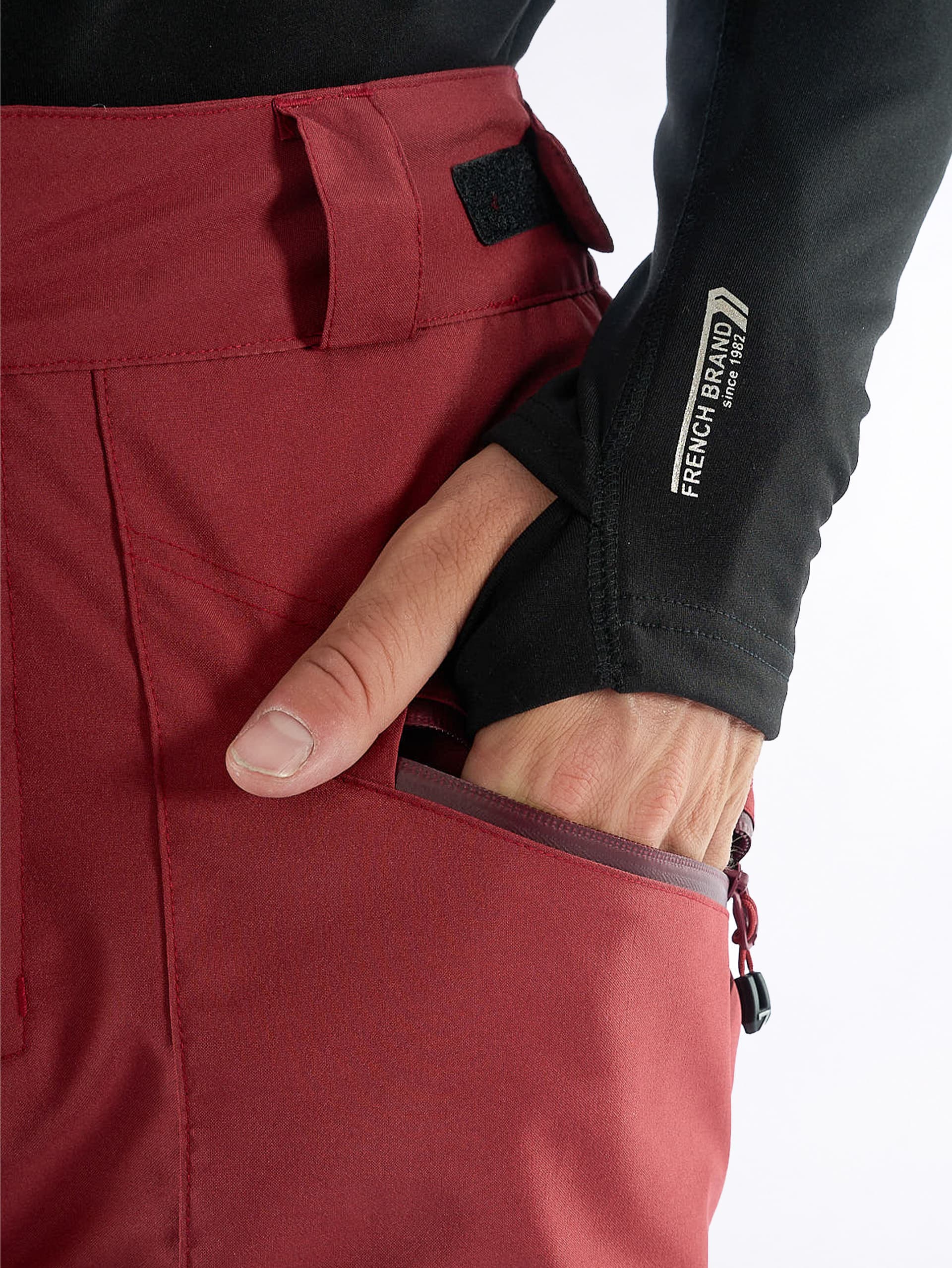 PANTALON DE SKI REPOVE HOMME - MERLOT