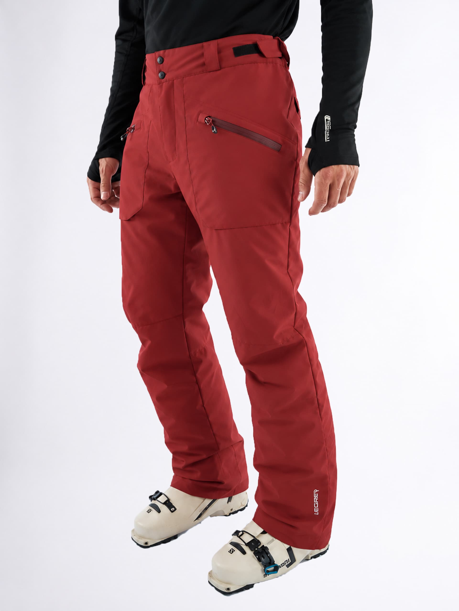PANTALON DE SKI REPOVE HOMME - MERLOT