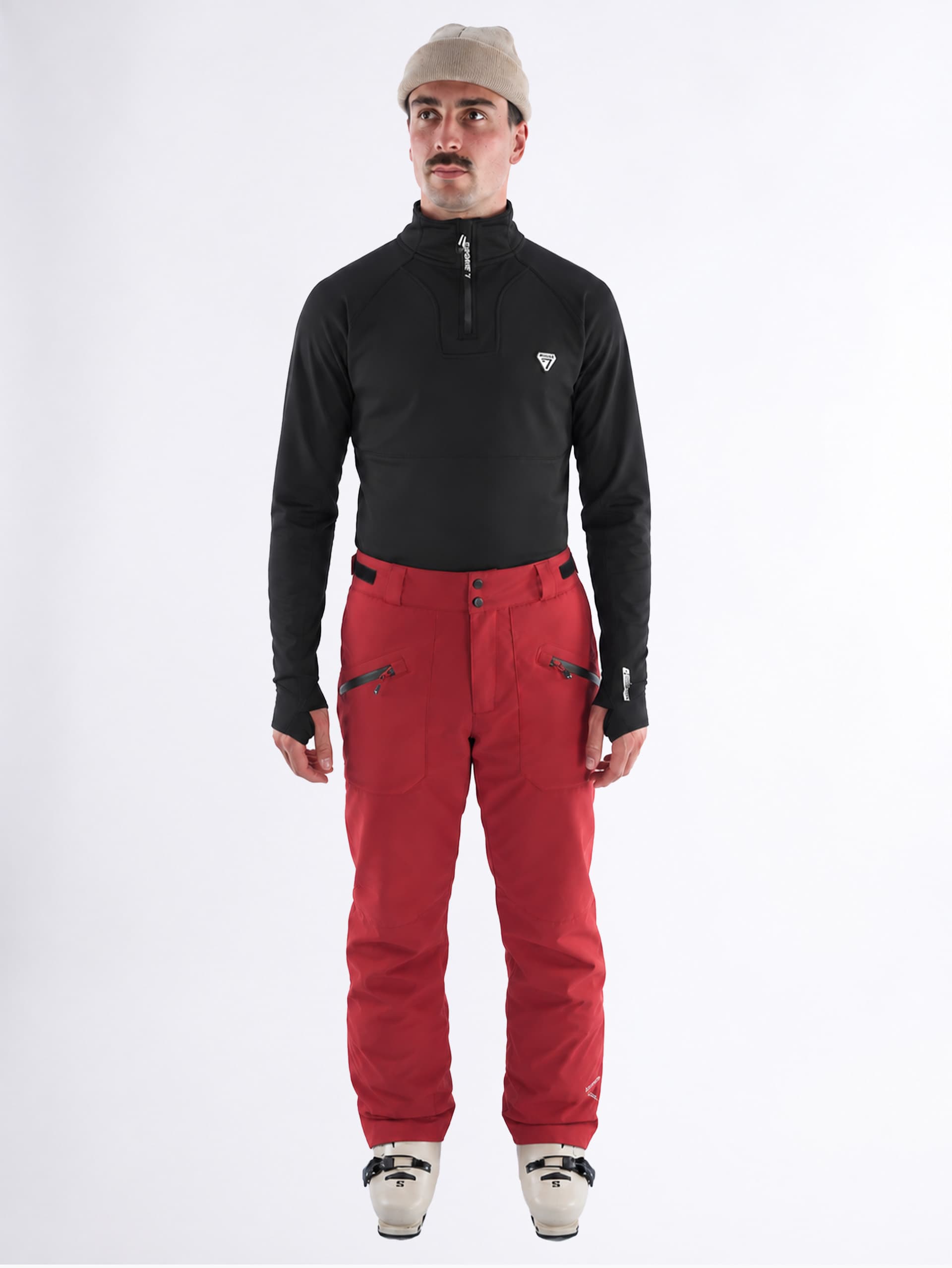 PANTALON DE SKI REPOVE HOMME - MERLOT