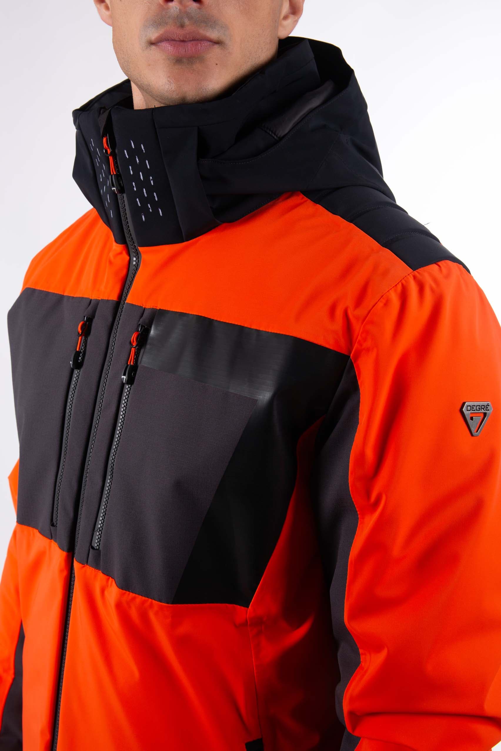 VESTE DE SKI HOMME SIVIN - DEEP ORANGE