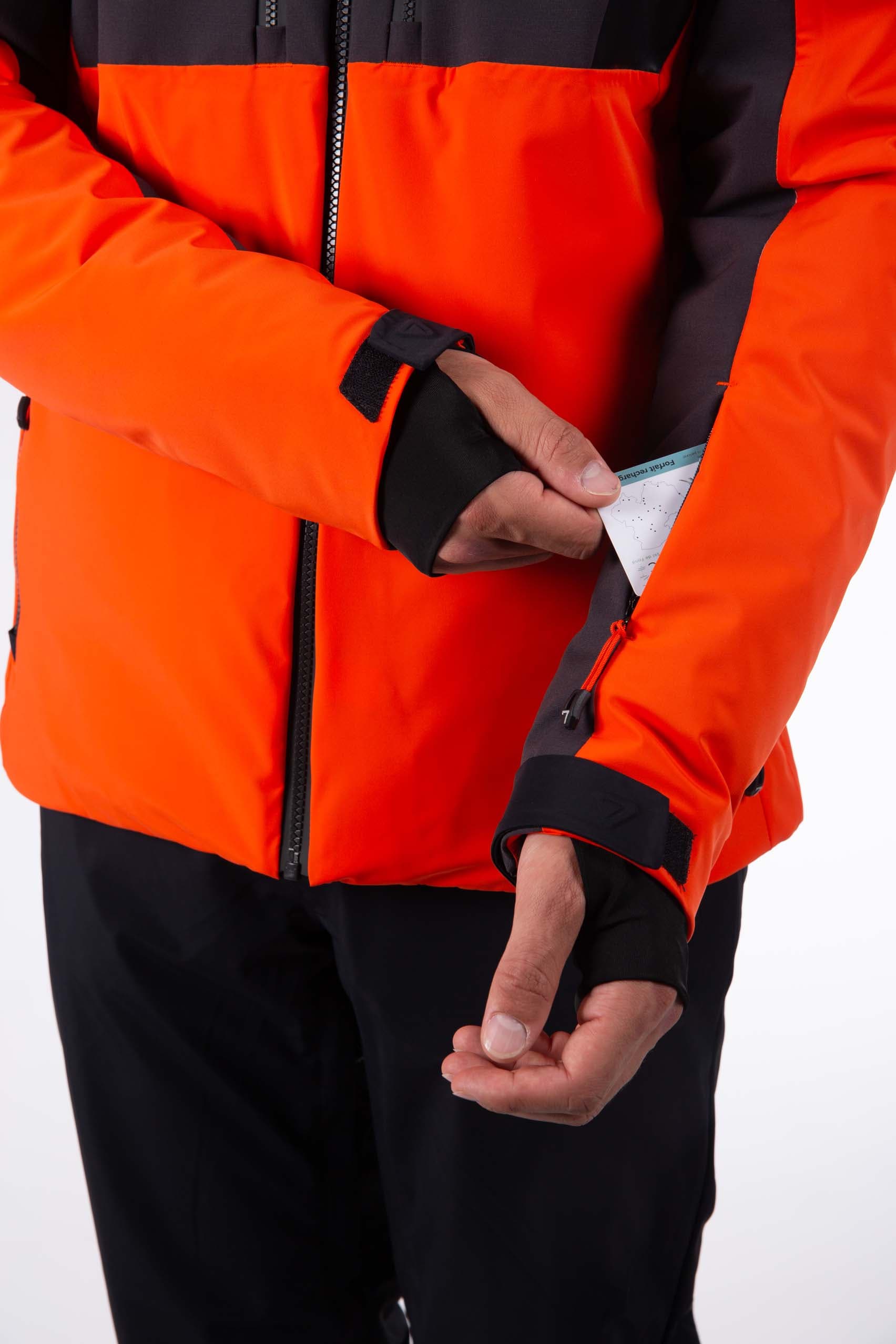 VESTE DE SKI HOMME SIVIN - DEEP ORANGE