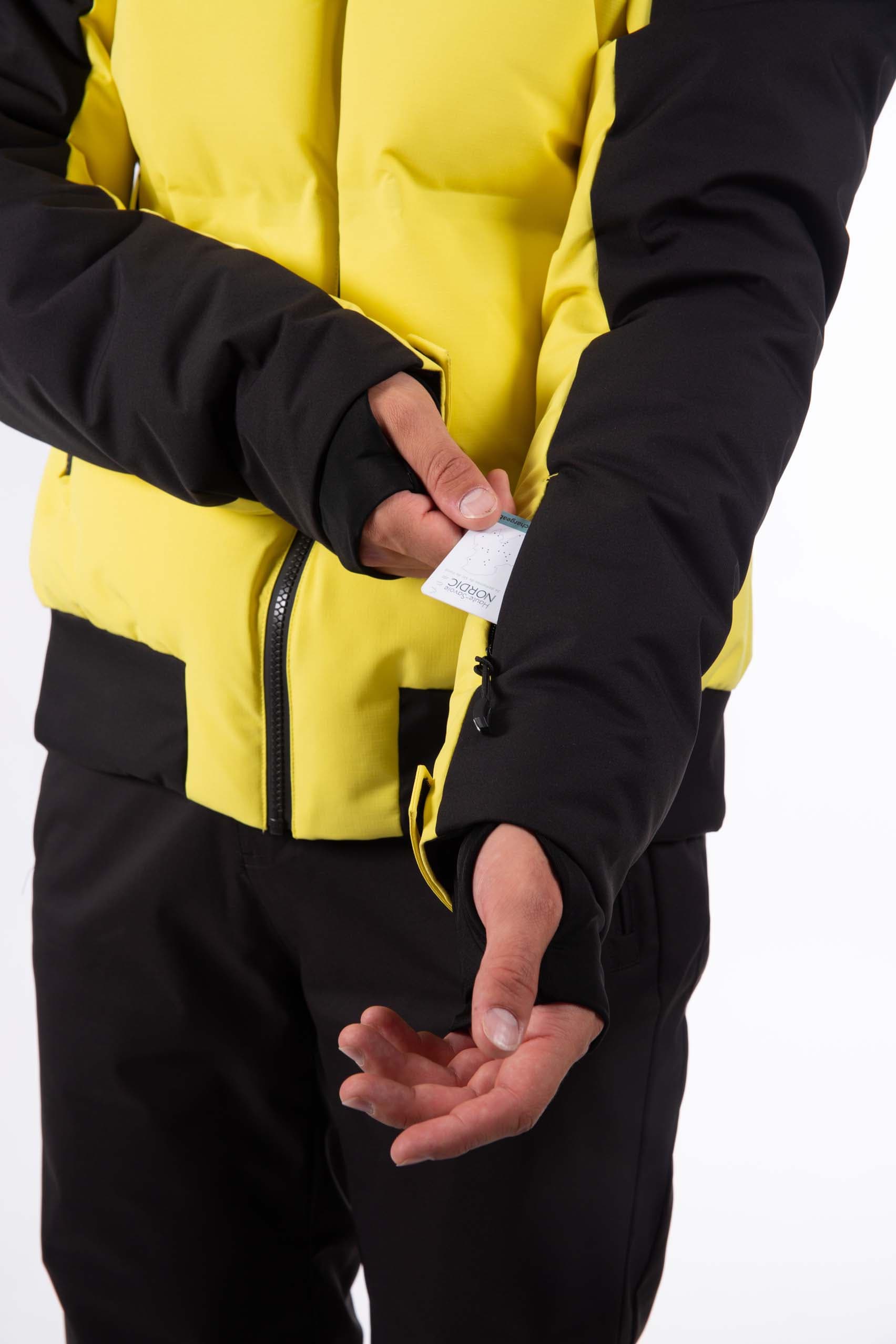 DOUDOUNE DE SKI HOMME BANGES - LIME