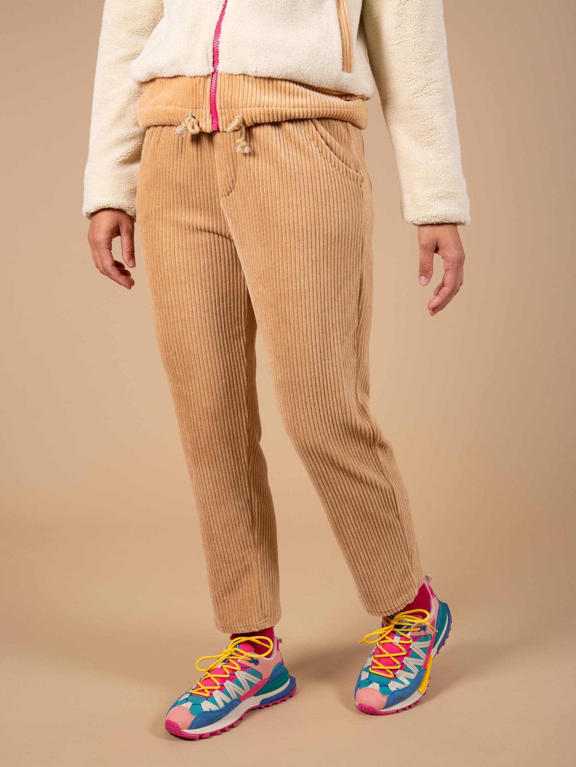 PANTALON FEMME BORAZO - BEIGE