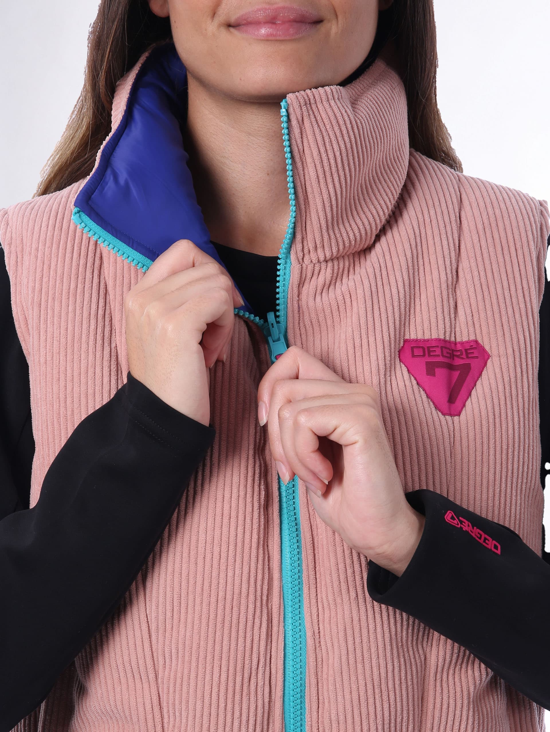 VESTE SANS MANCHES FEMME LOCA - OLD PINK