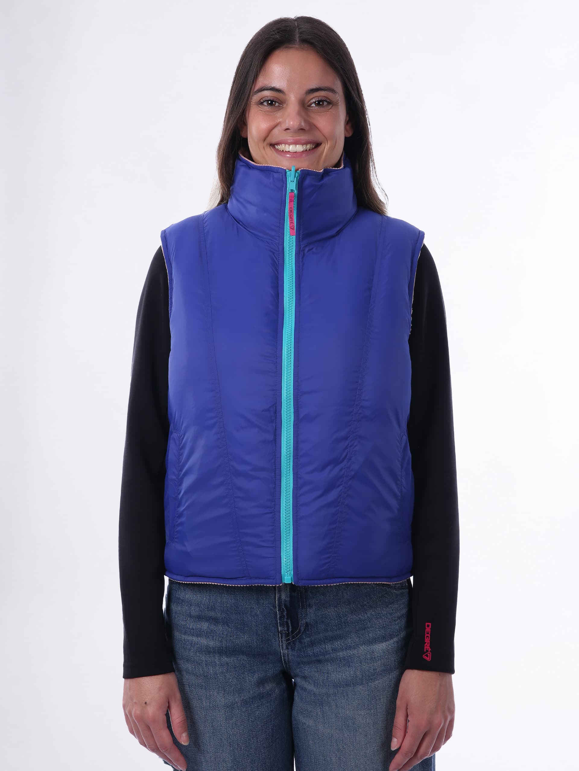 VESTE SANS MANCHES FEMME LOCA - OLD PINK