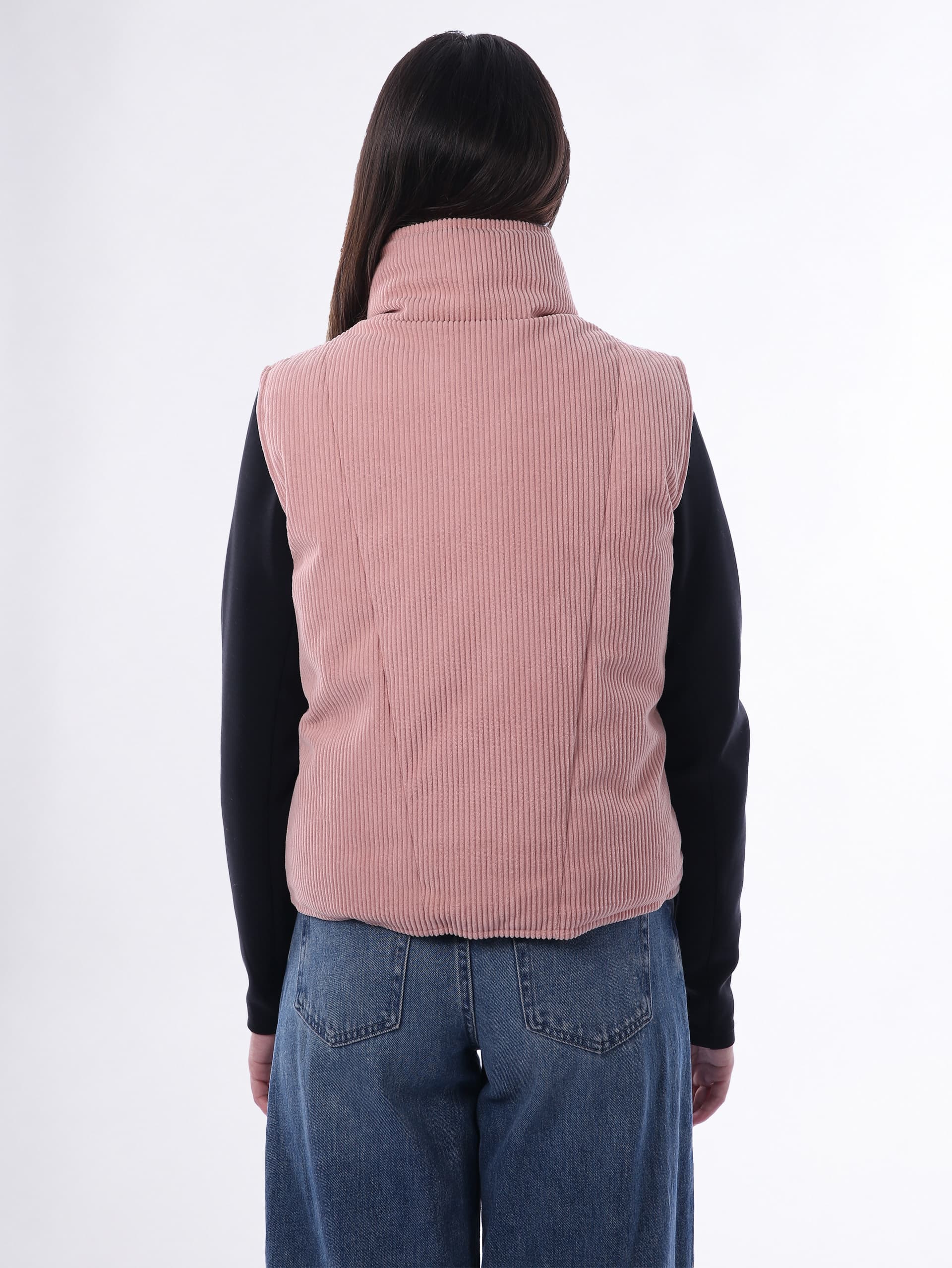 VESTE SANS MANCHES FEMME LOCA - OLD PINK