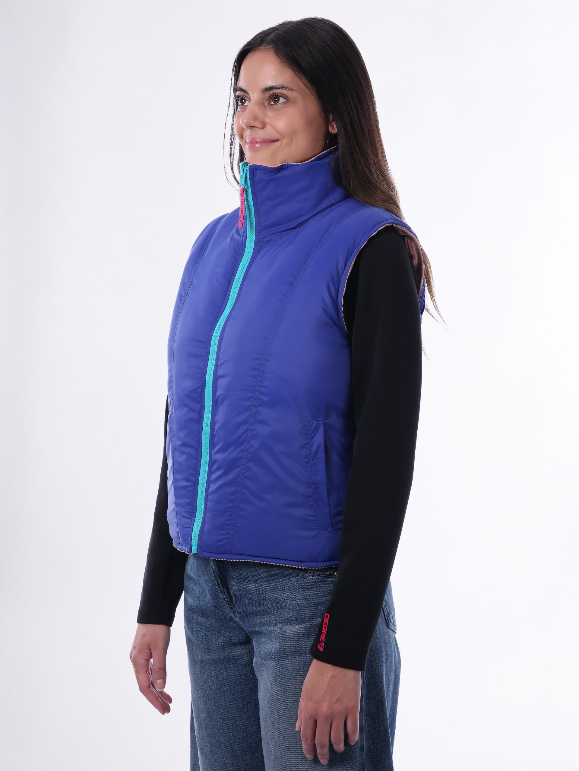 VESTE SANS MANCHES FEMME LOCA - OLD PINK
