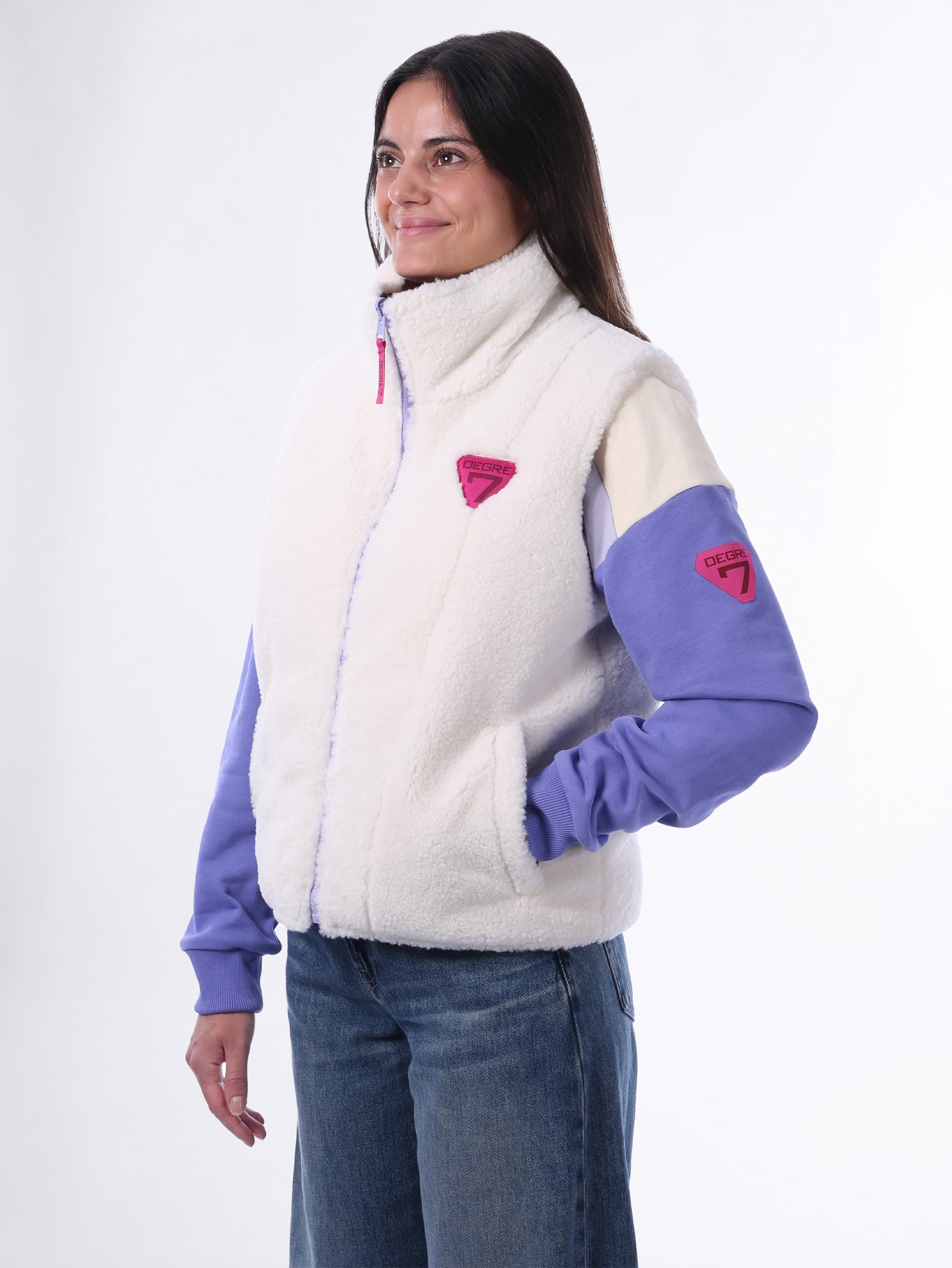 Doudoune sans manches femme LACAE réversible - OFF WHITE