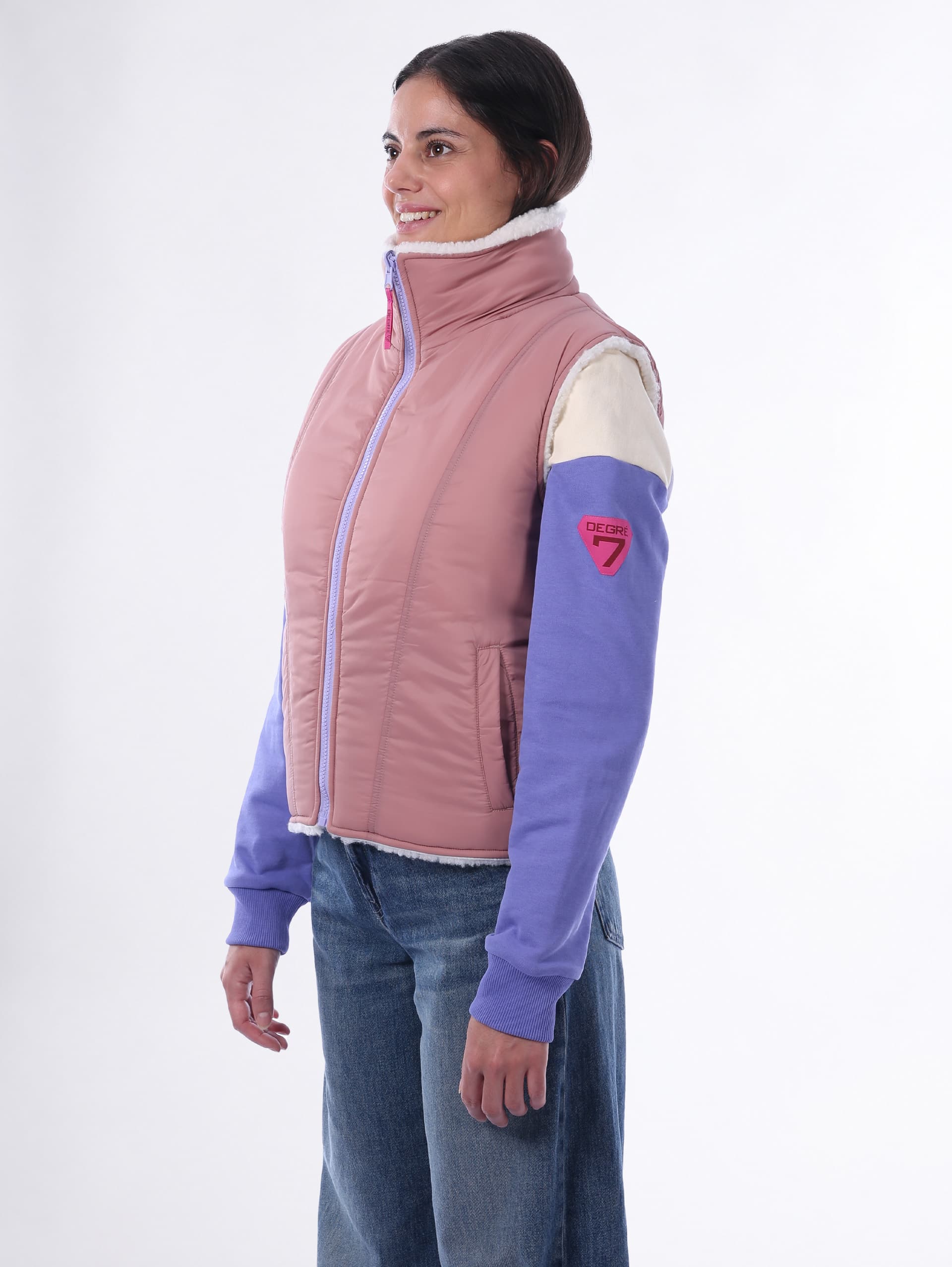 Doudoune sans manches femme LACAE réversible - OFF WHITE