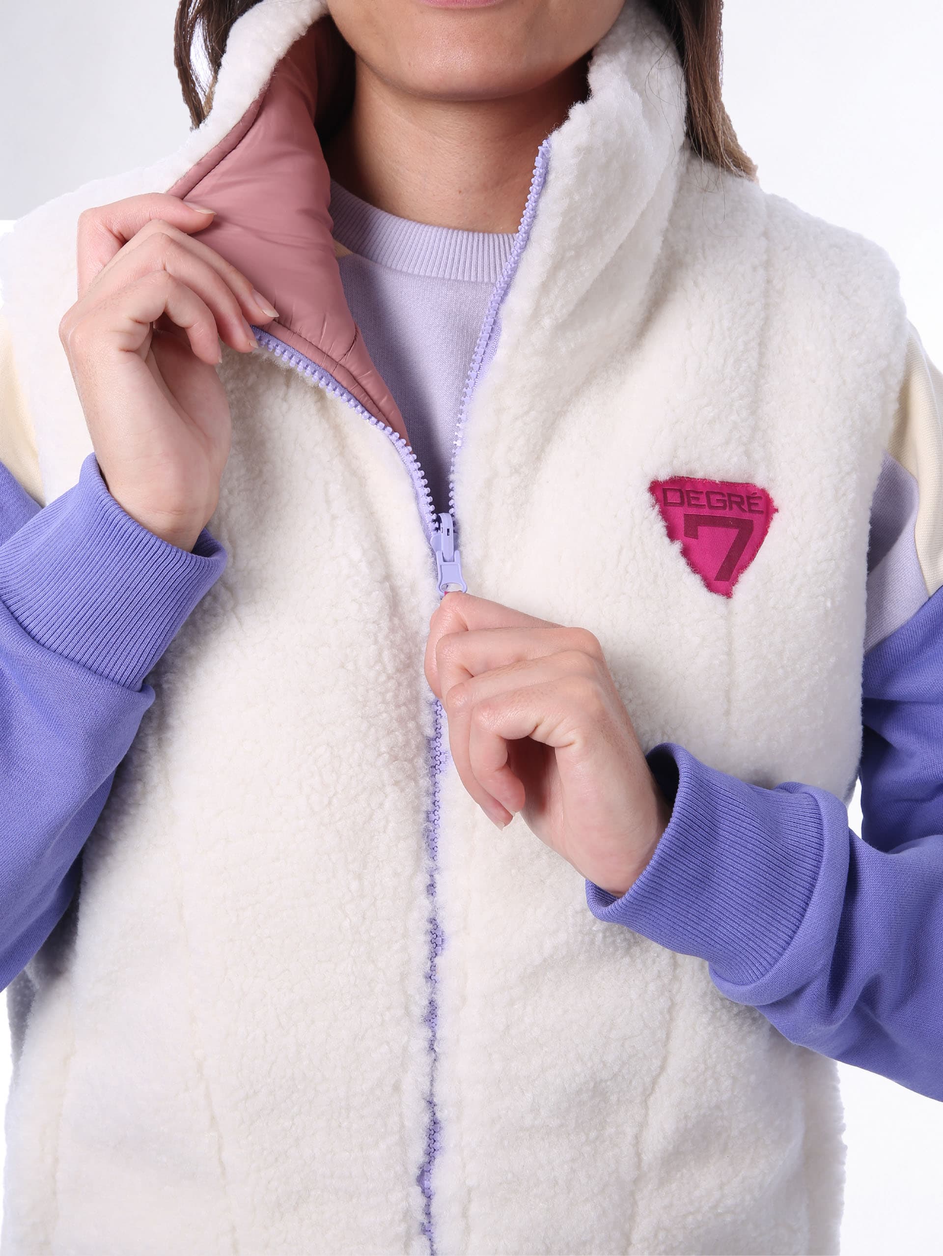 Doudoune sans manches femme LACAE réversible - OFF WHITE