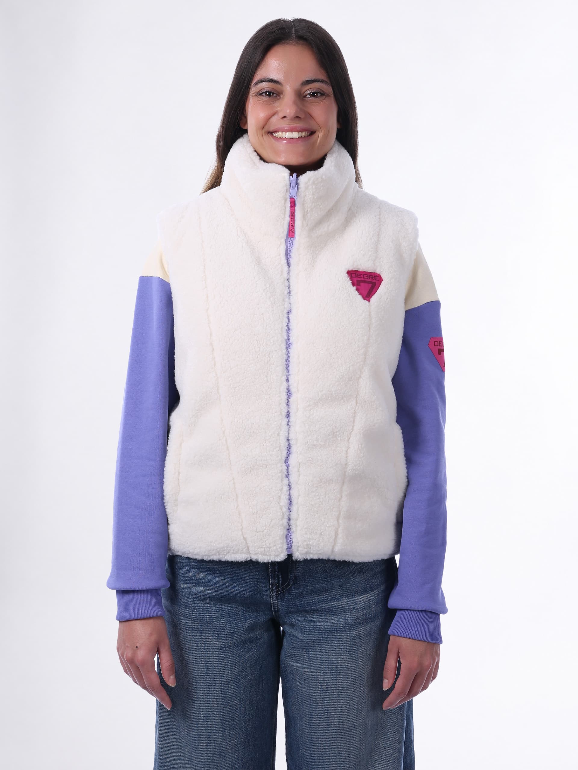 Doudoune sans manches femme LACAE réversible - OFF WHITE