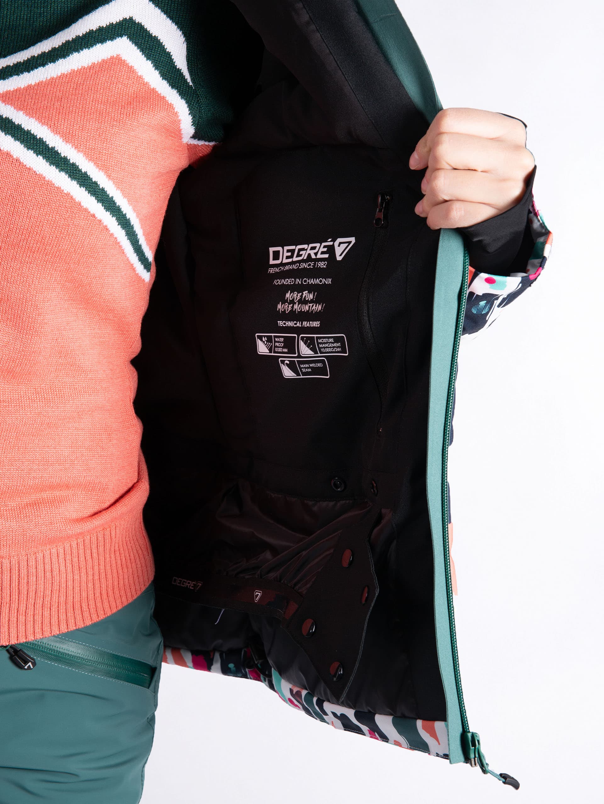 VESTE DE SKI FEMME ESSENT - AOP