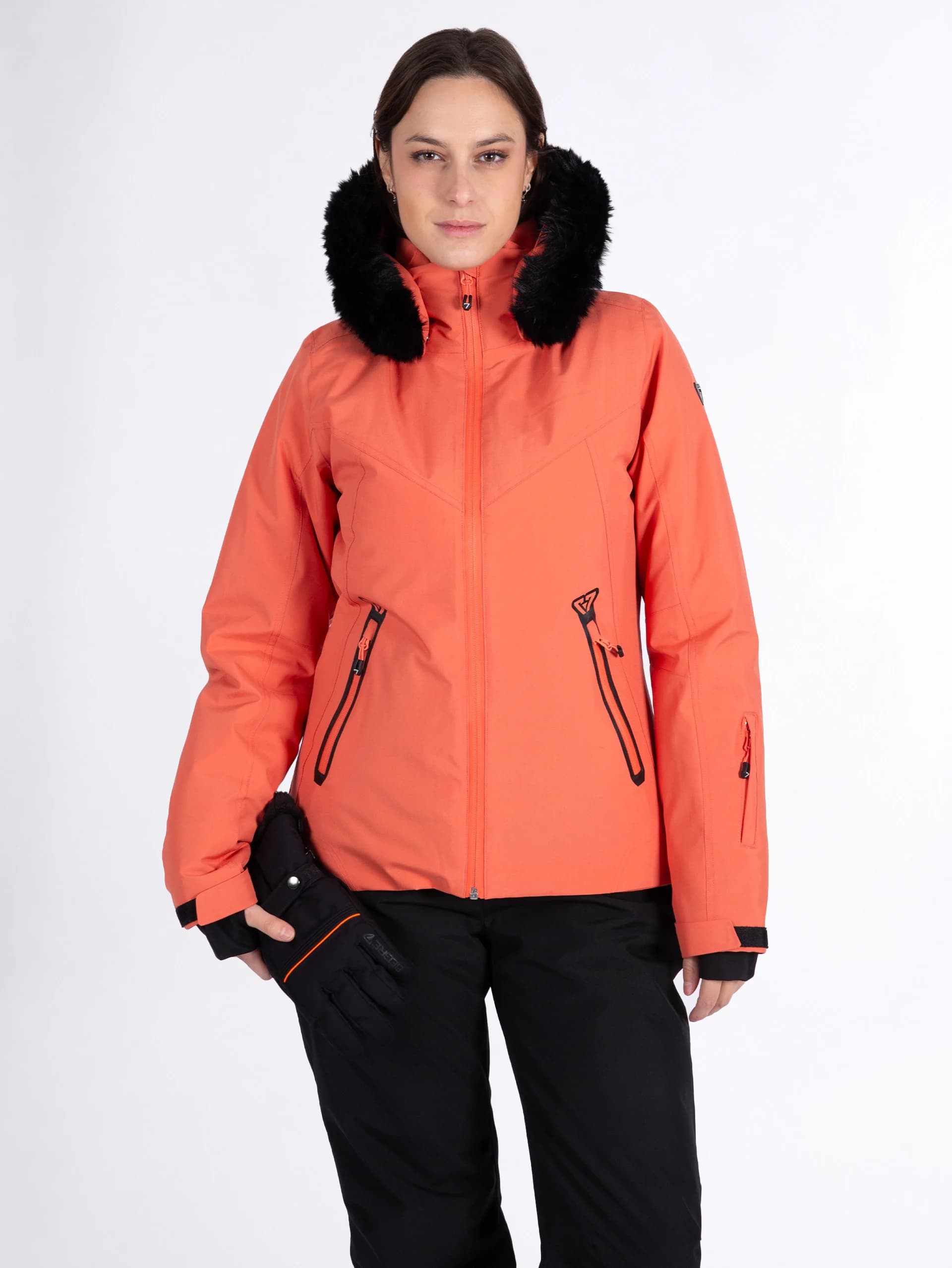 VESTE DE SKI FEMME GODILE - CORAL
