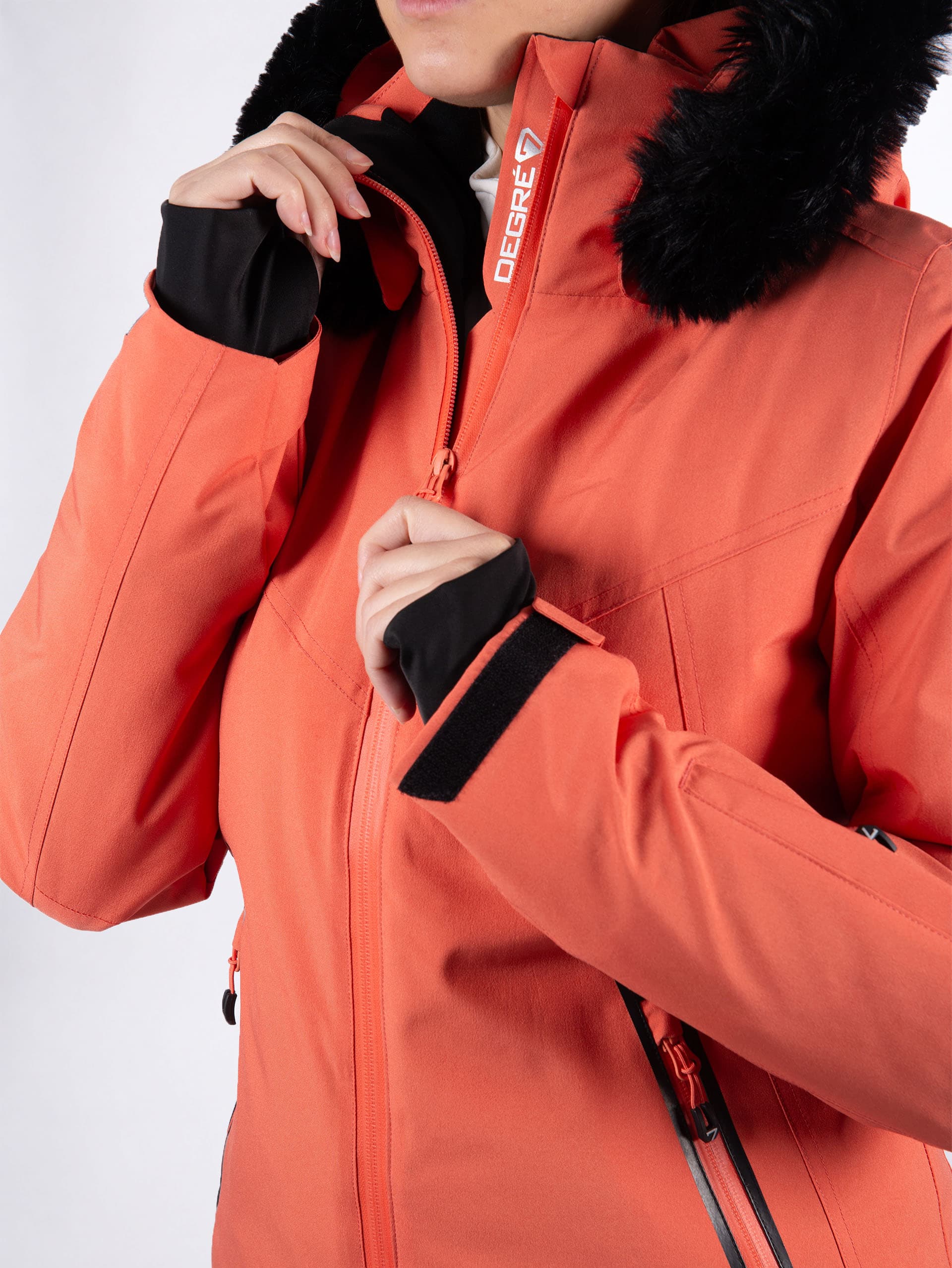 VESTE DE SKI FEMME GODILE - CORAL