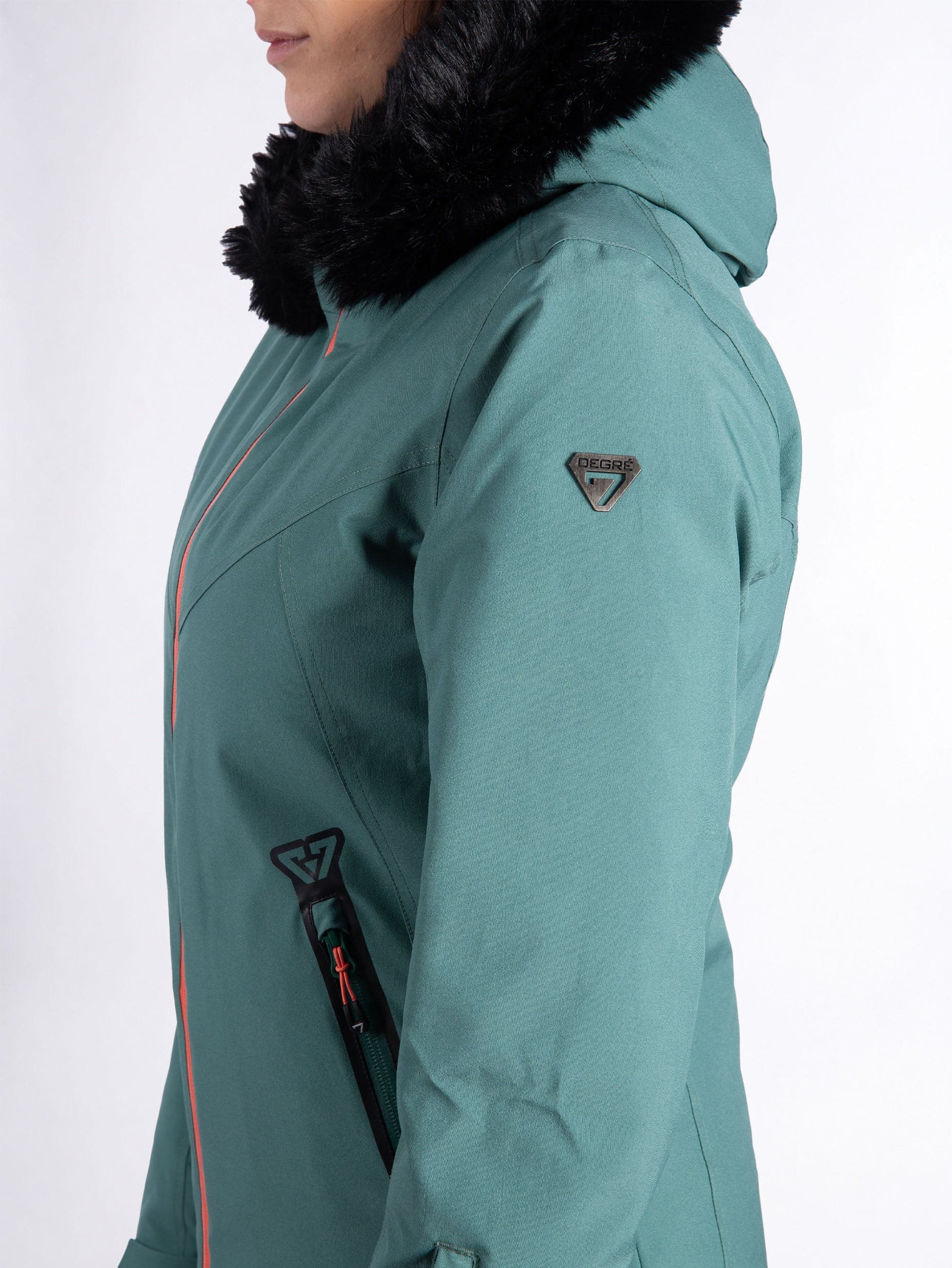 VESTE DE SKI FEMME GODILE - MALLARD GREEN