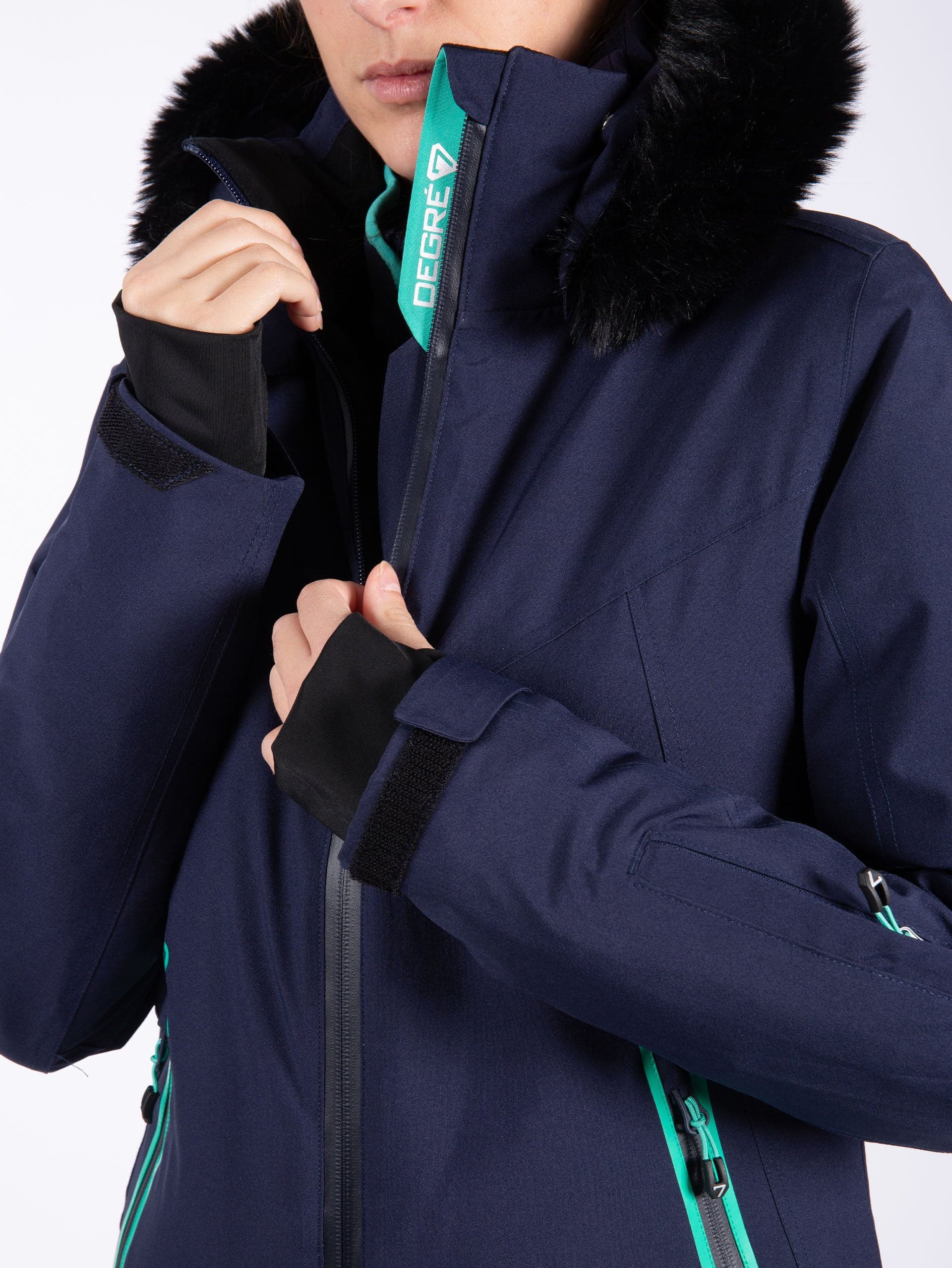 VESTE DE SKI FEMME GODILE - MIDNIGHT