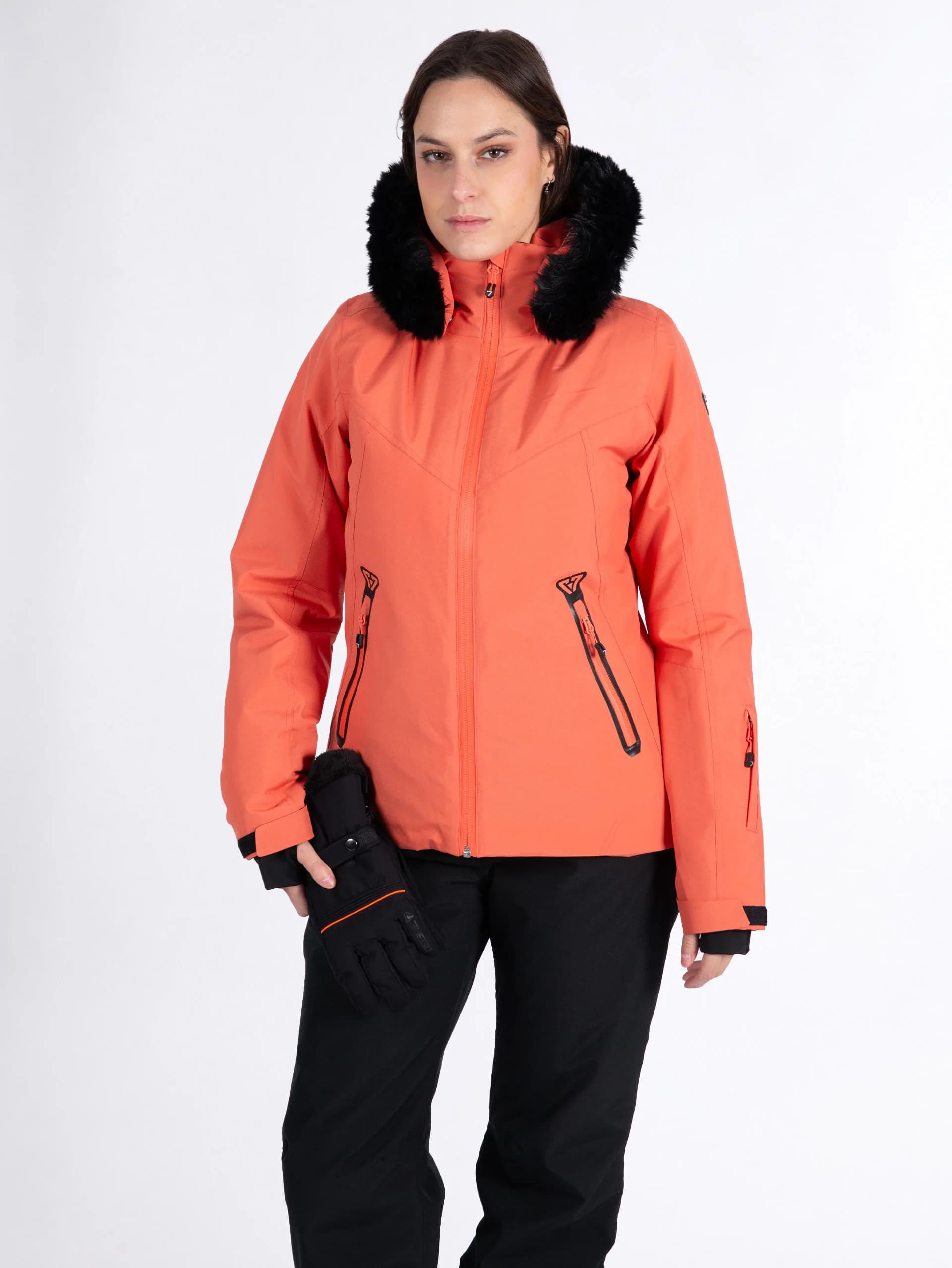 VESTE DE SKI FEMME GODILE - CORAL