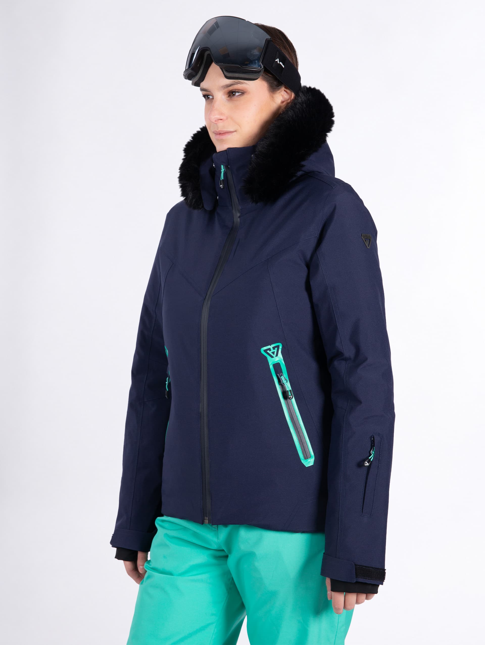 VESTE DE SKI FEMME GODILE - MIDNIGHT