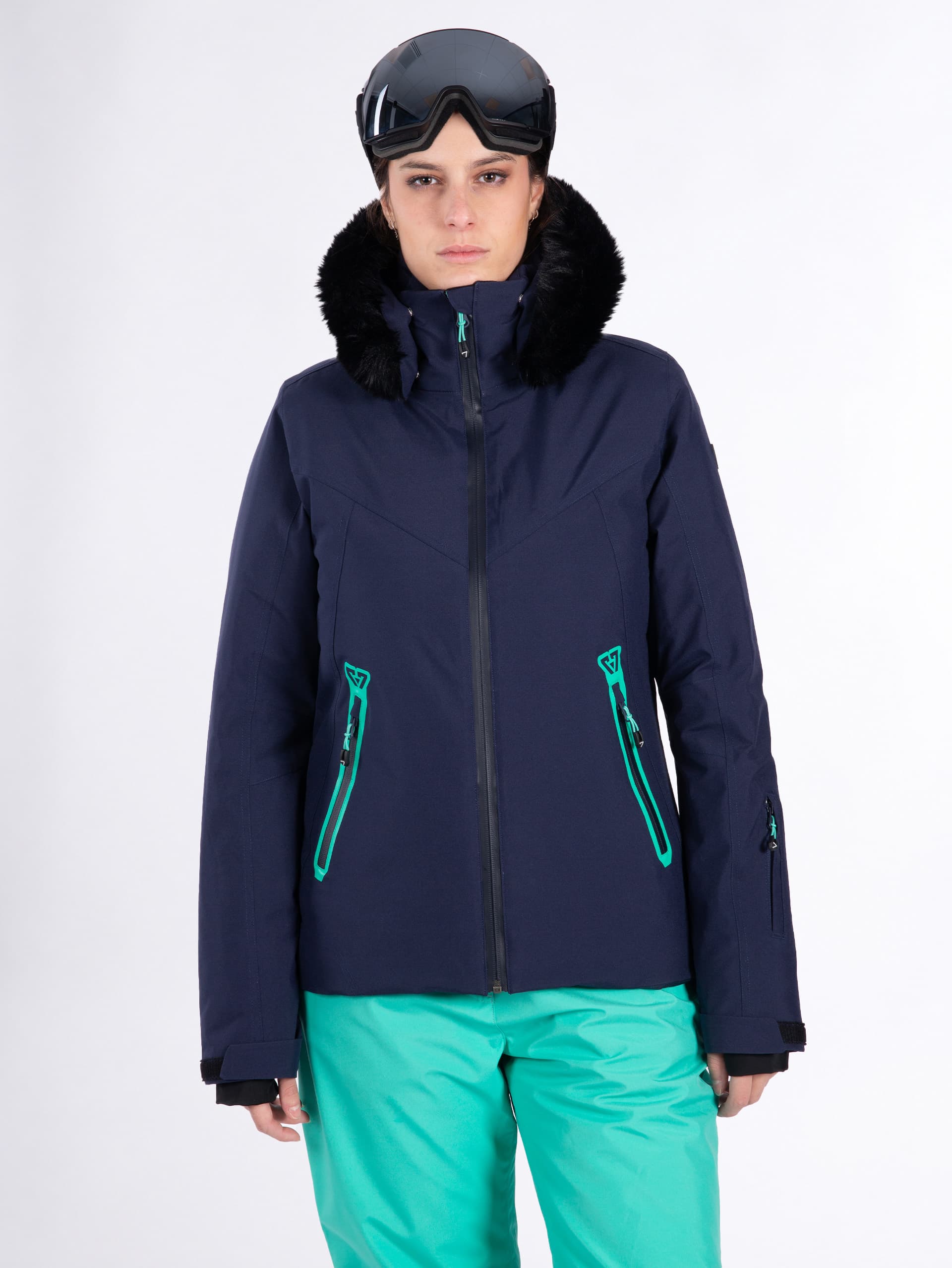 VESTE DE SKI FEMME GODILE - MIDNIGHT
