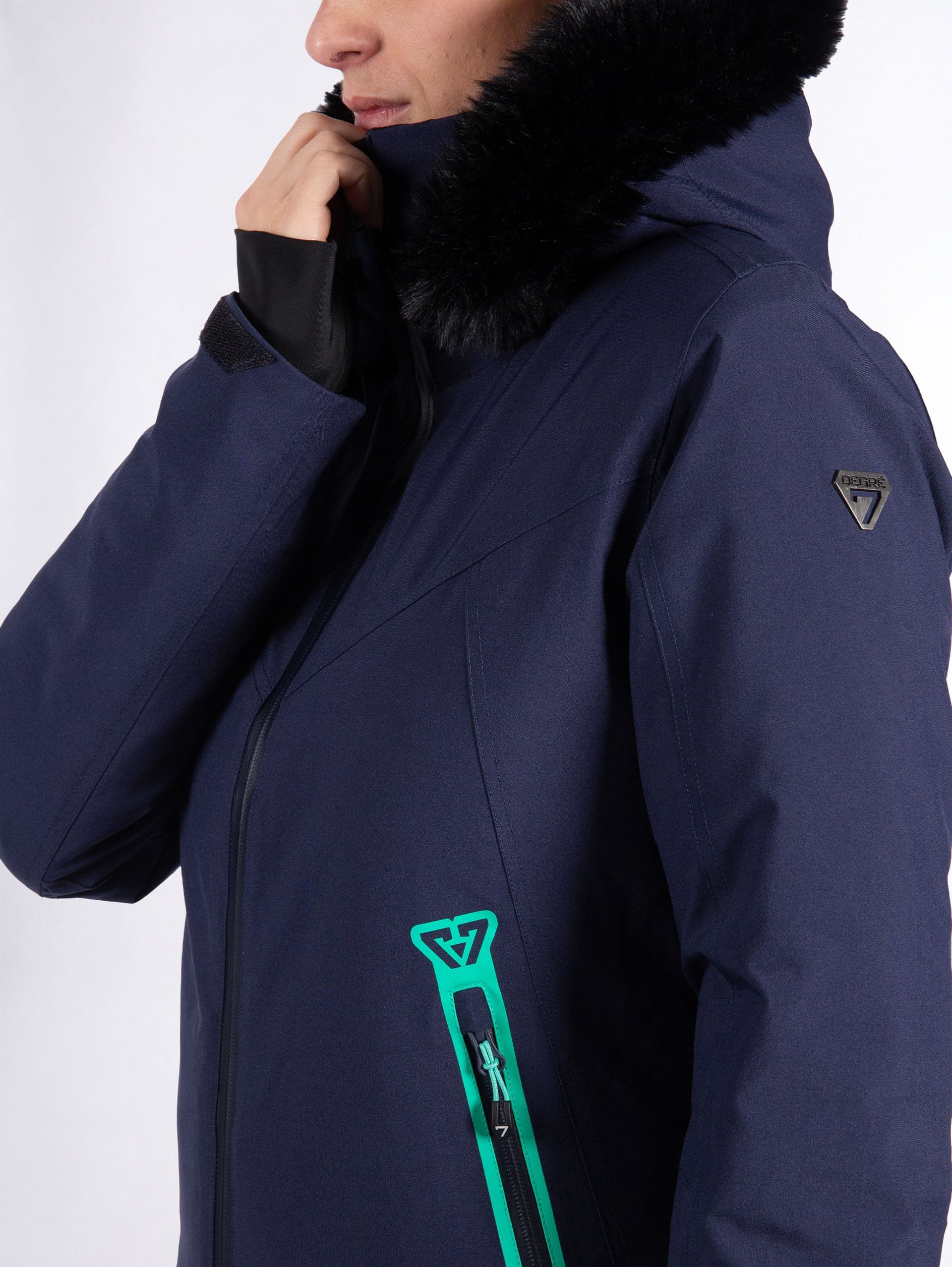 VESTE DE SKI FEMME GODILE - MIDNIGHT