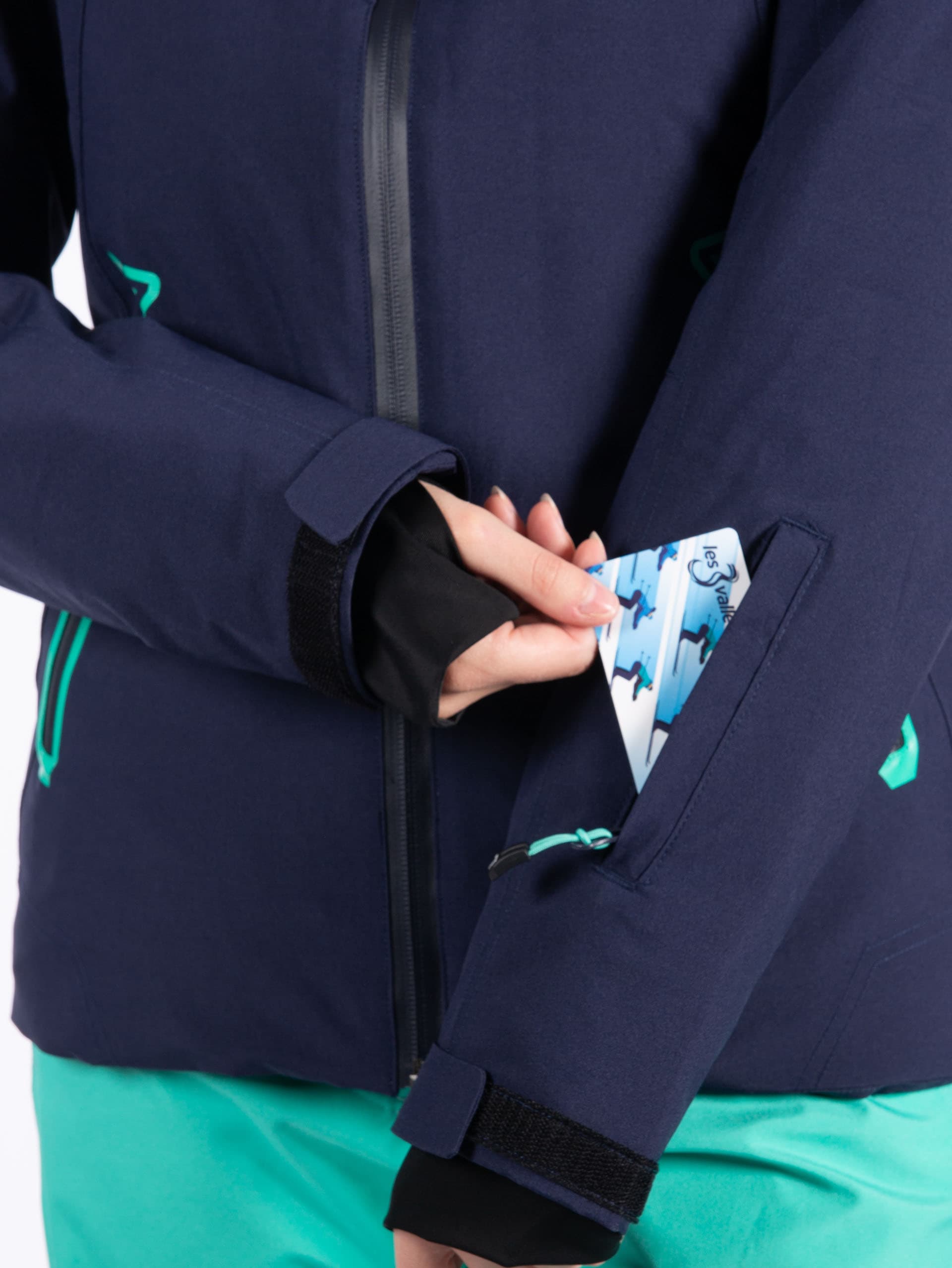 VESTE DE SKI FEMME GODILE - MIDNIGHT