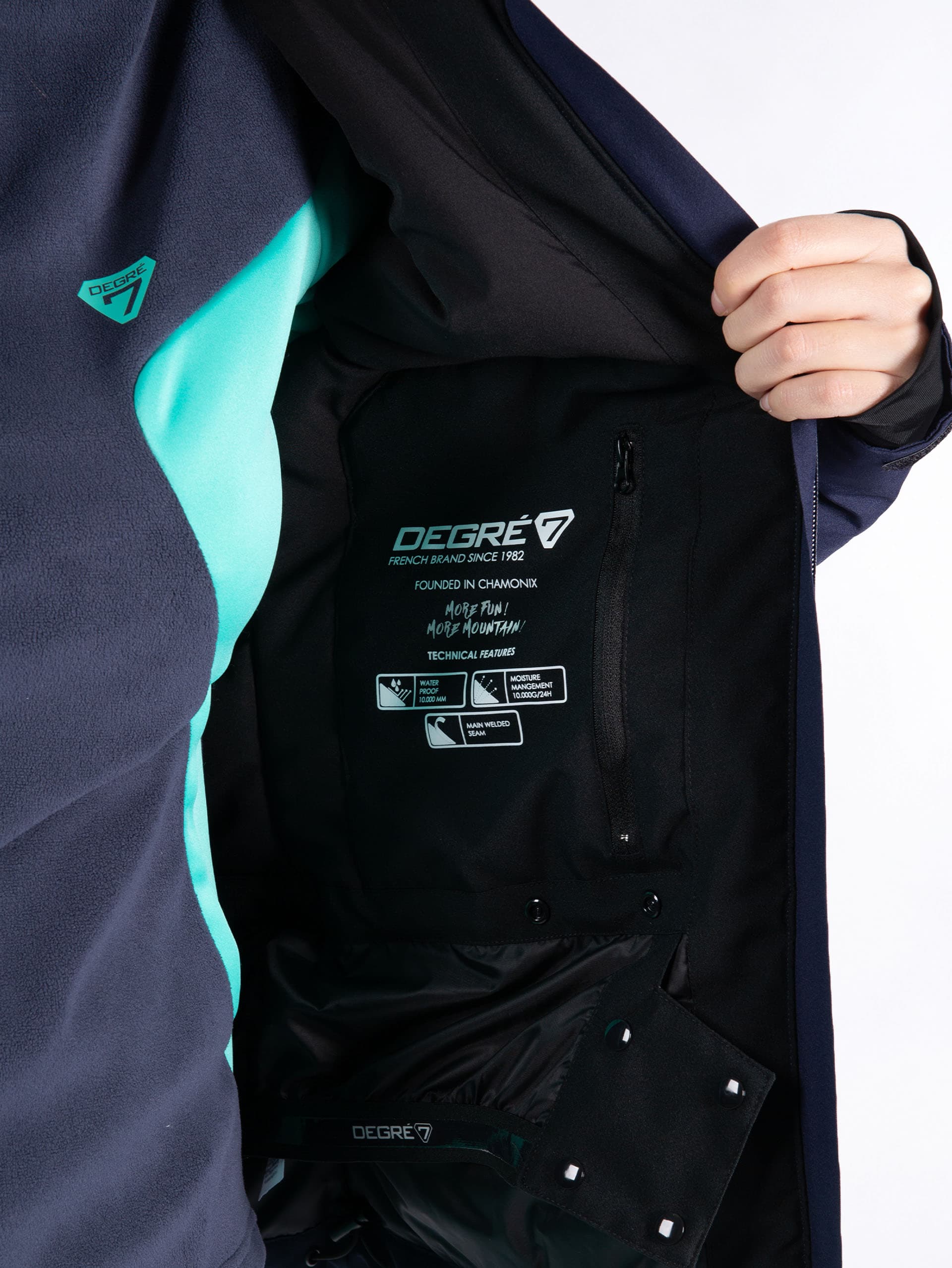 VESTE DE SKI FEMME GODILE - MIDNIGHT