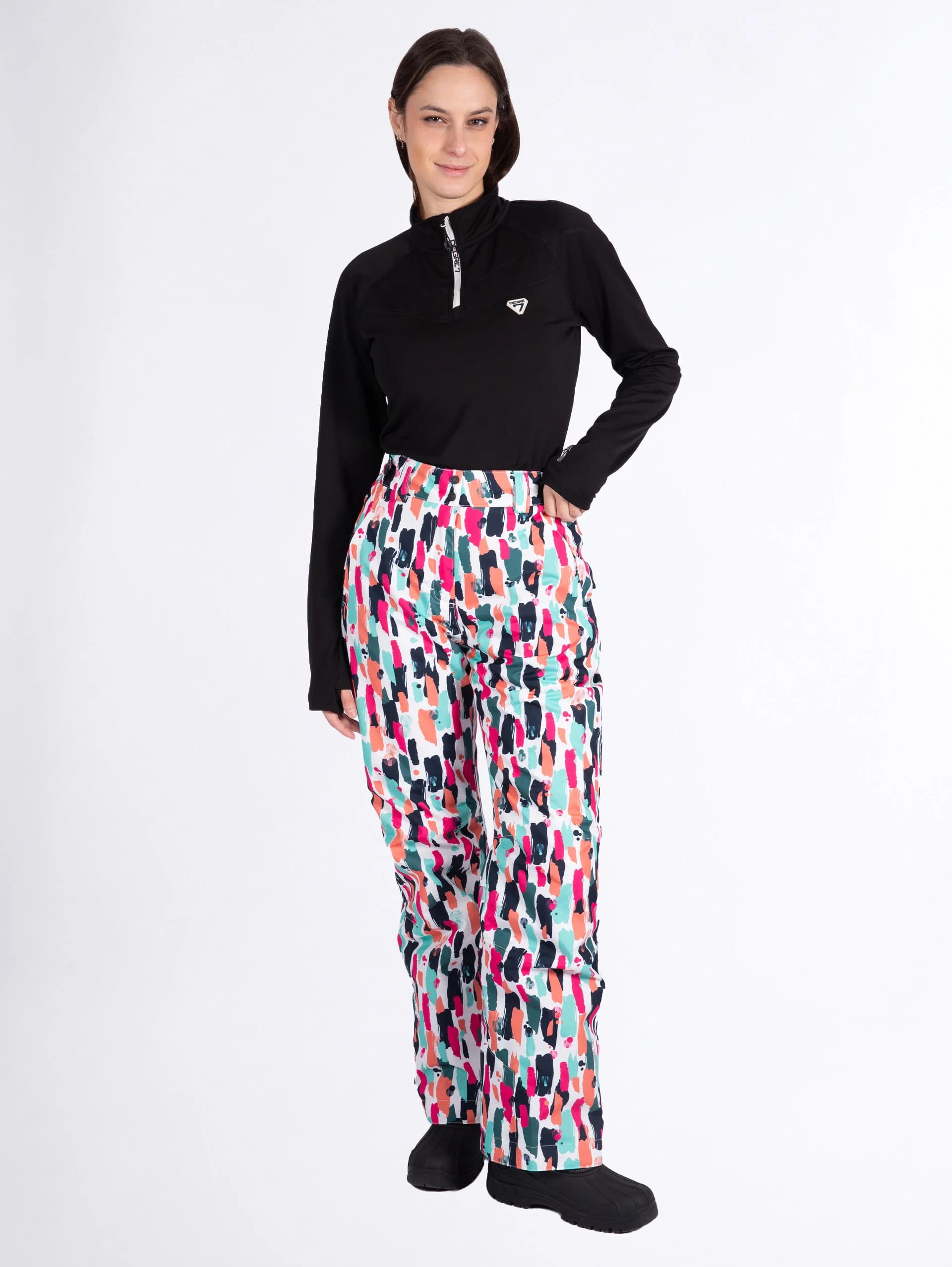 PANTALON DE SKI FEMME RELA - AOP
