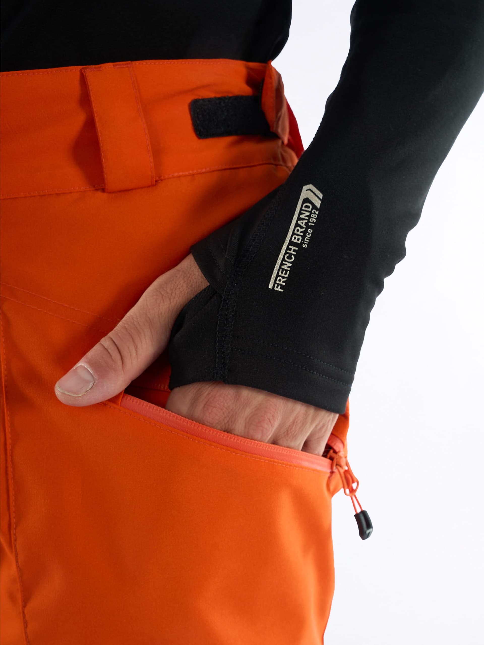 Pantalon de ski homme REPOVE - RED ORANGE