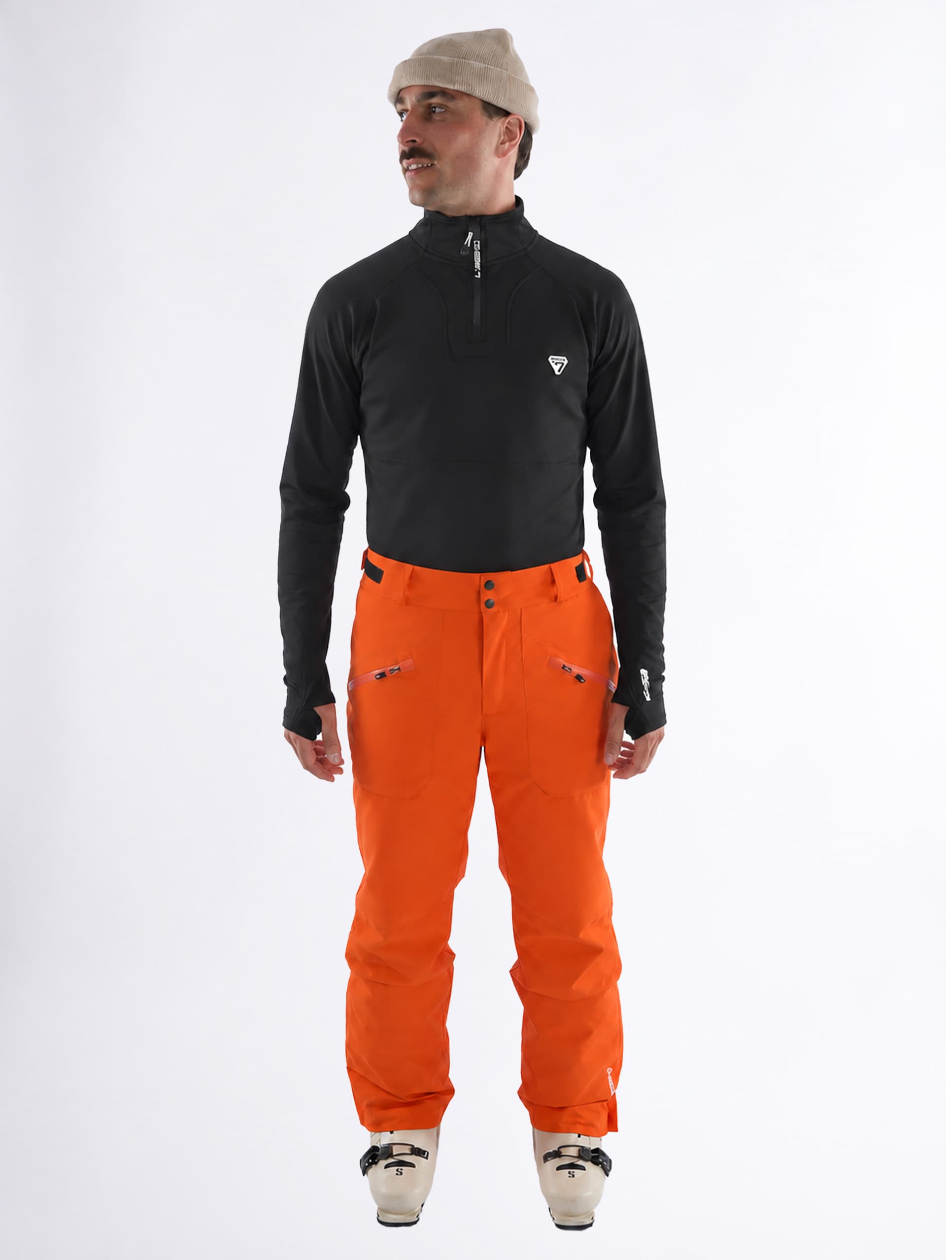 Pantalon de ski homme REPOVE - RED ORANGE