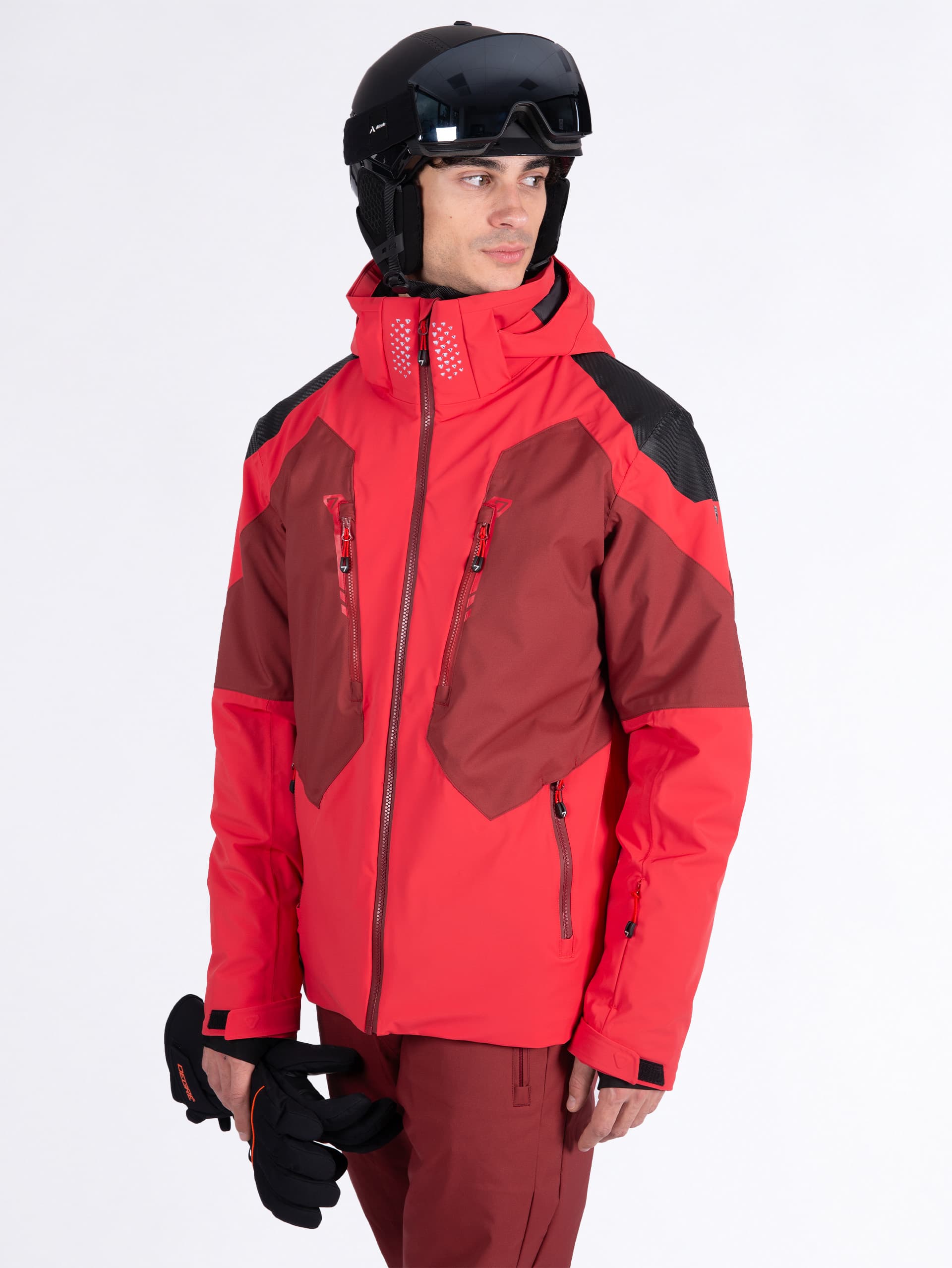 Veste de ski homme VINTEX - VERMILLON