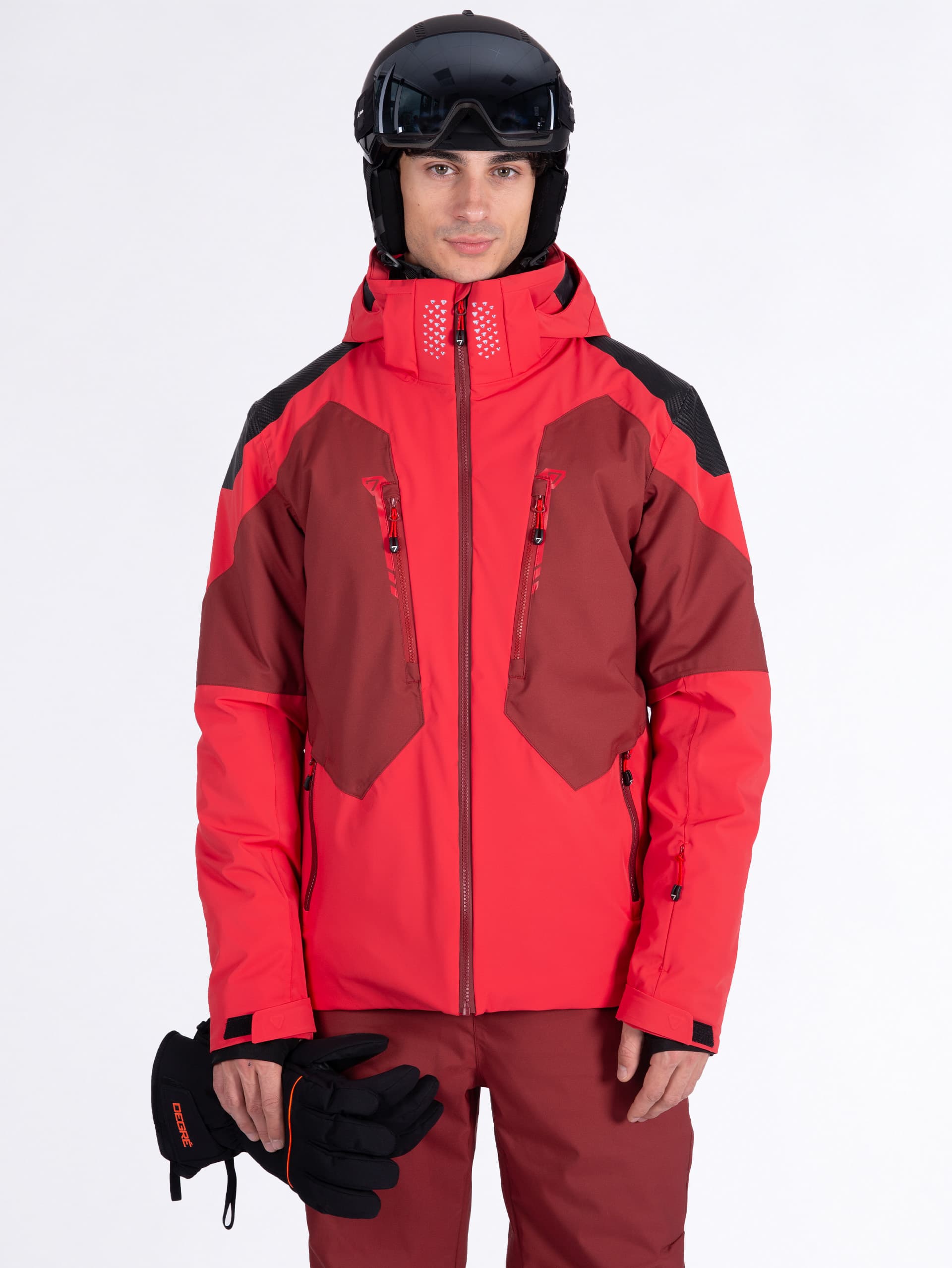 Veste de ski homme VINTEX - VERMILLON